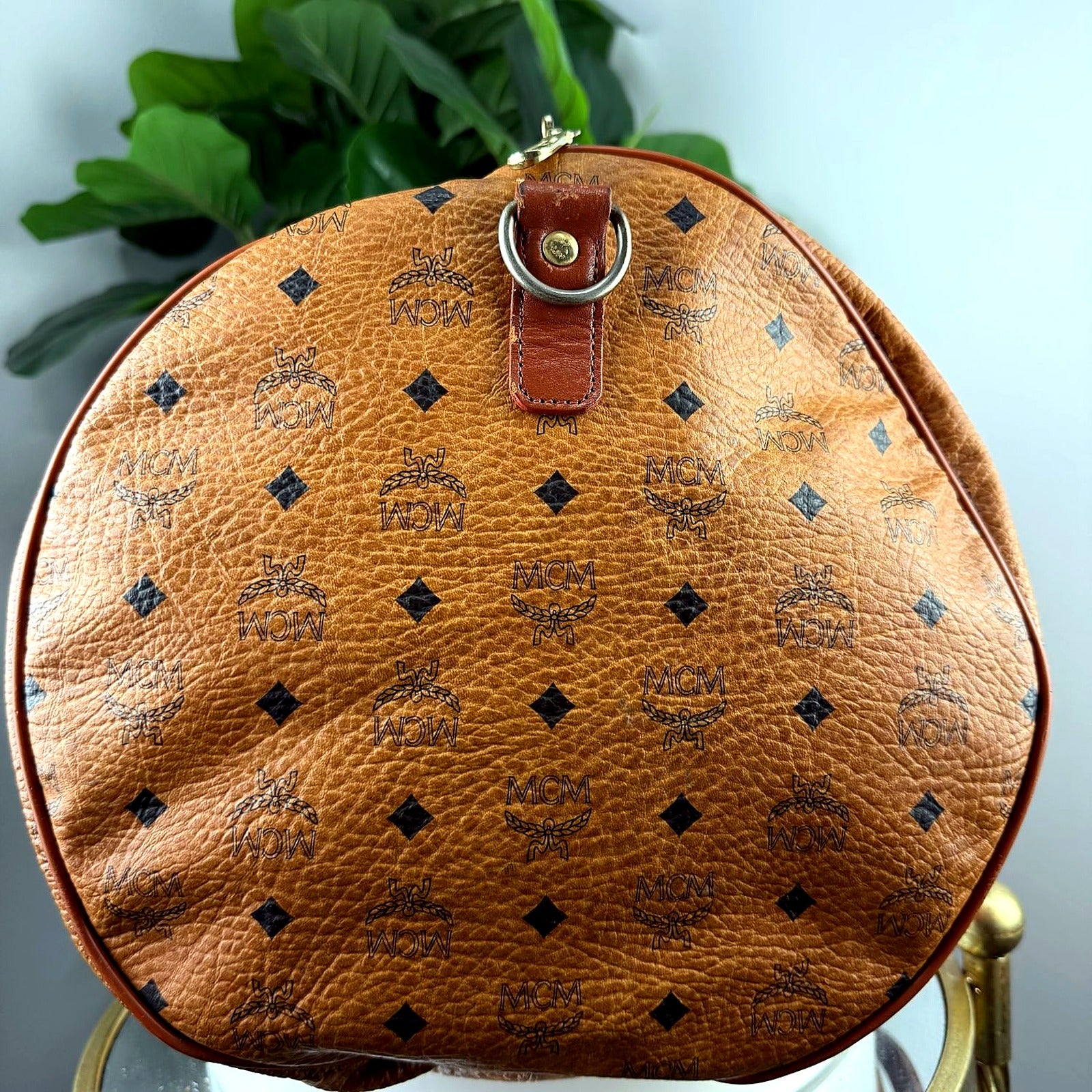 Authentic Vintage MCM Munchen Visetos Monogram Duffel Bag
