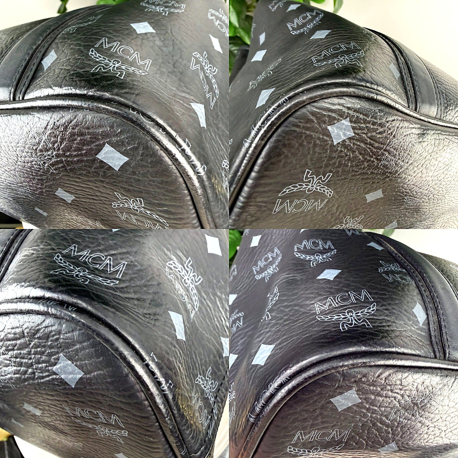 Authentic MCM Black Visetos Tote - C5022