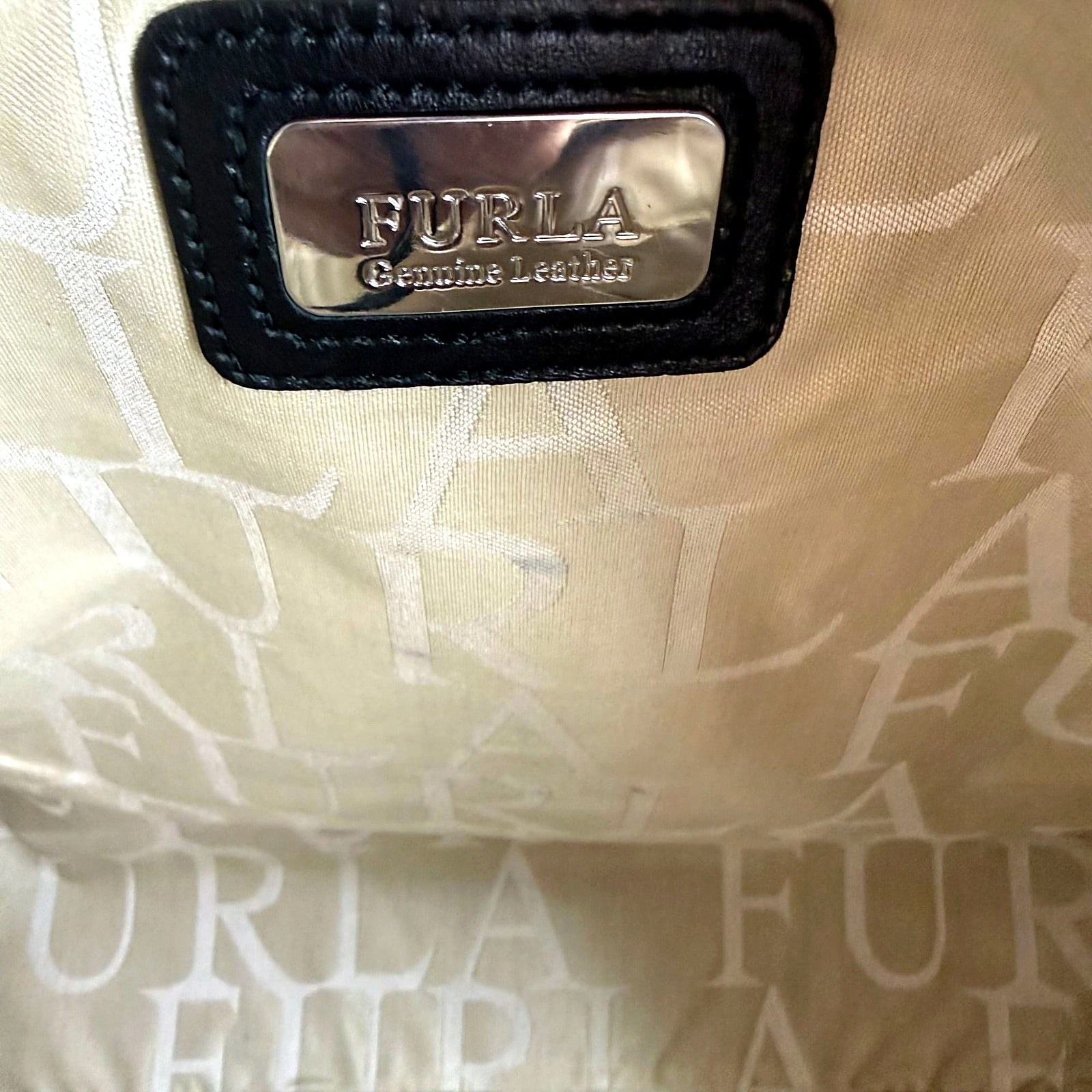 Furla leopard print calf hair tote single view