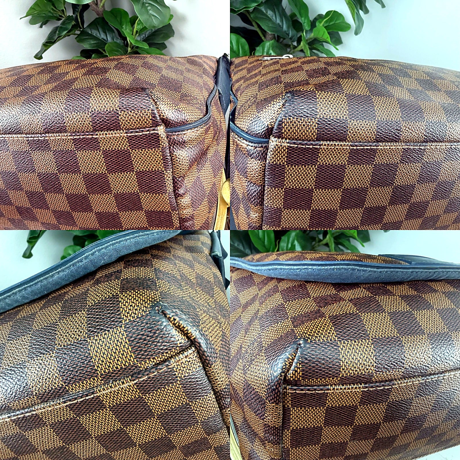 Louis Vuitton Damier Ebene messenger crossbody detail grid 2