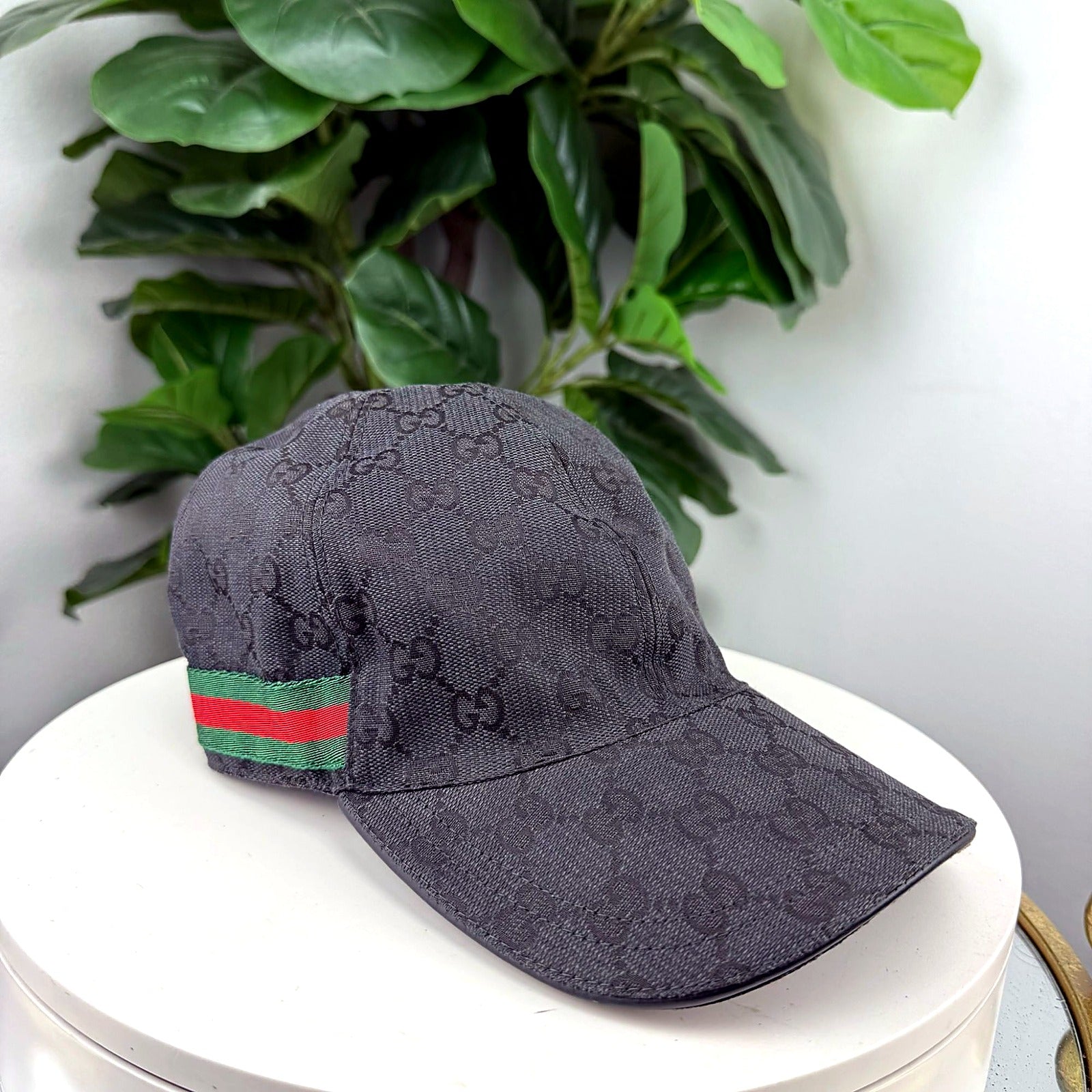Authentic Gucci GG Monogram Canvas Baseball Cap - Size XL 60