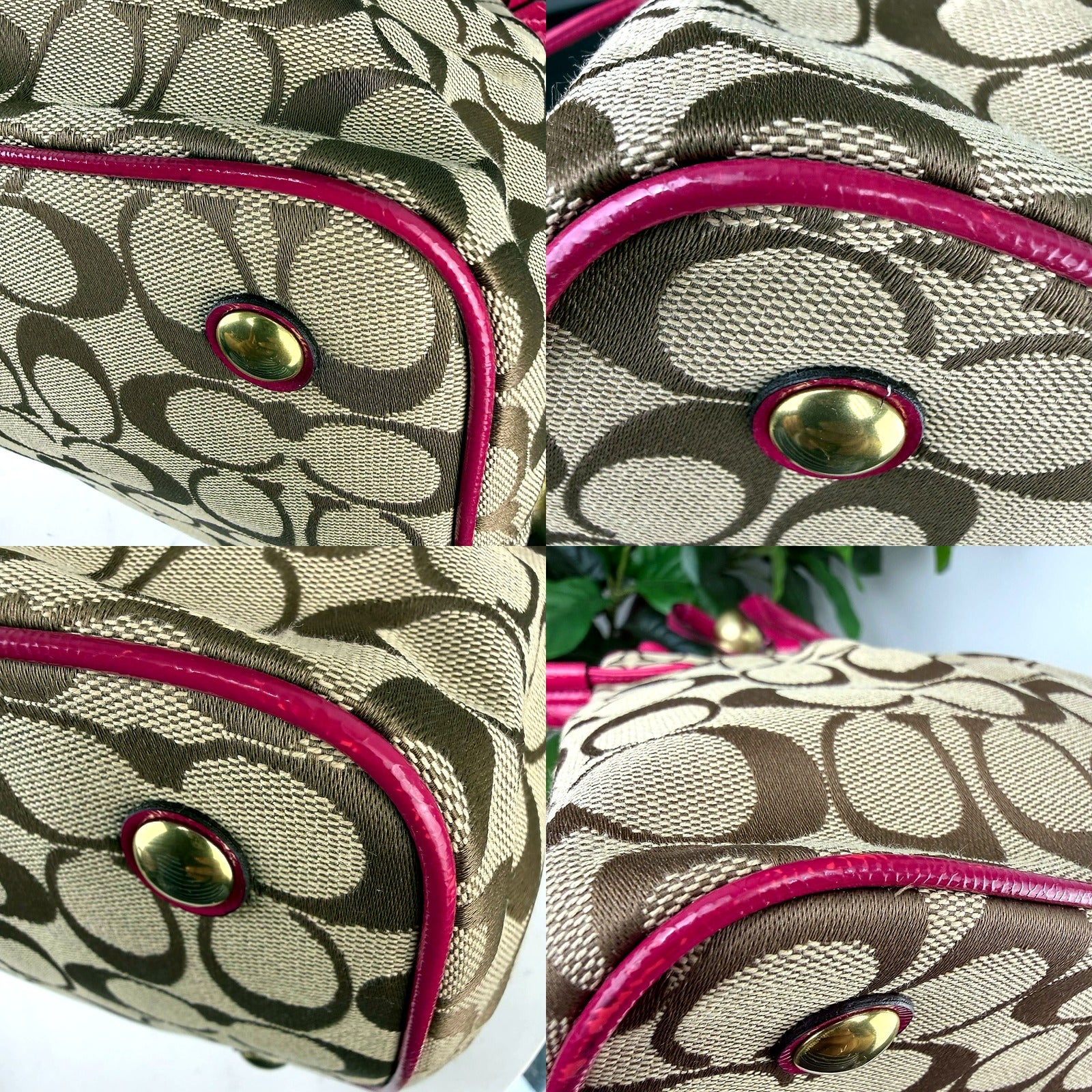 Hardware and grommet detail grid