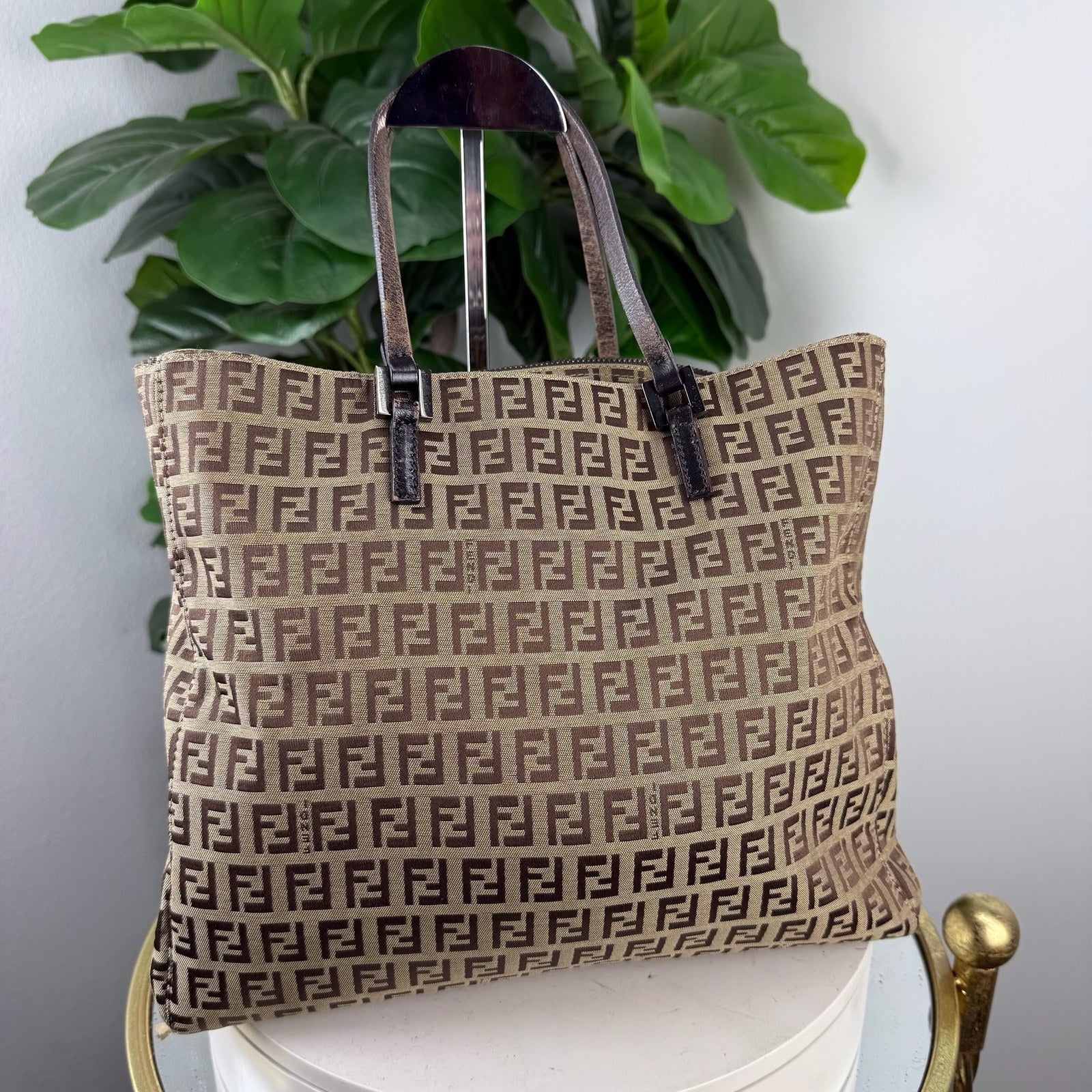 Fendi Zucchino tote - front