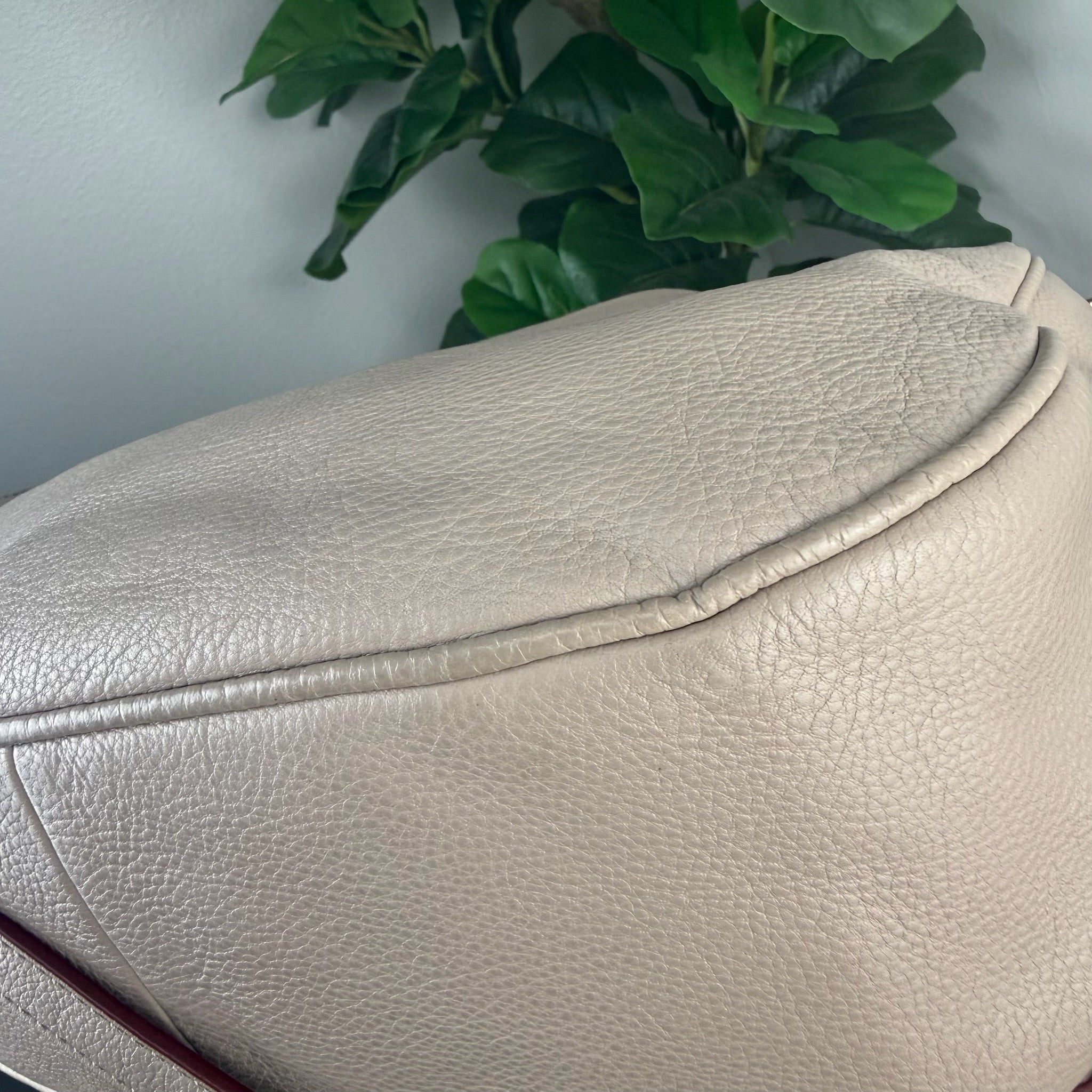 Marc by Marc Jacobs Pebbled Leather Hobo Bag - Taupe