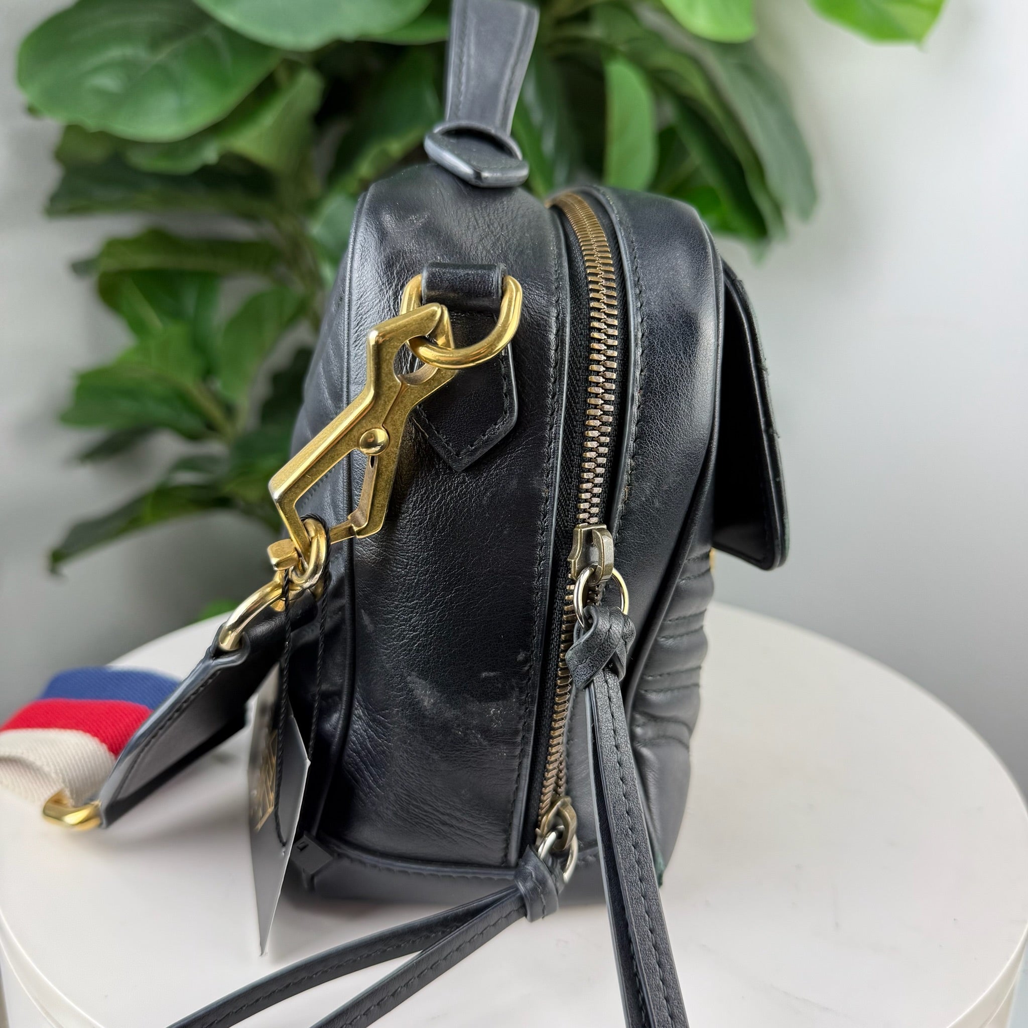 Gucci GG Marmont Matelasse Camera Crossbody Bag