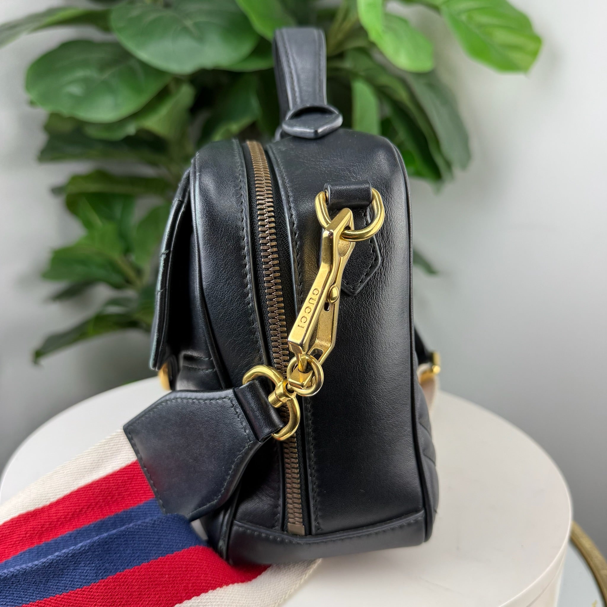 Gucci GG Marmont Matelasse Camera Crossbody Bag