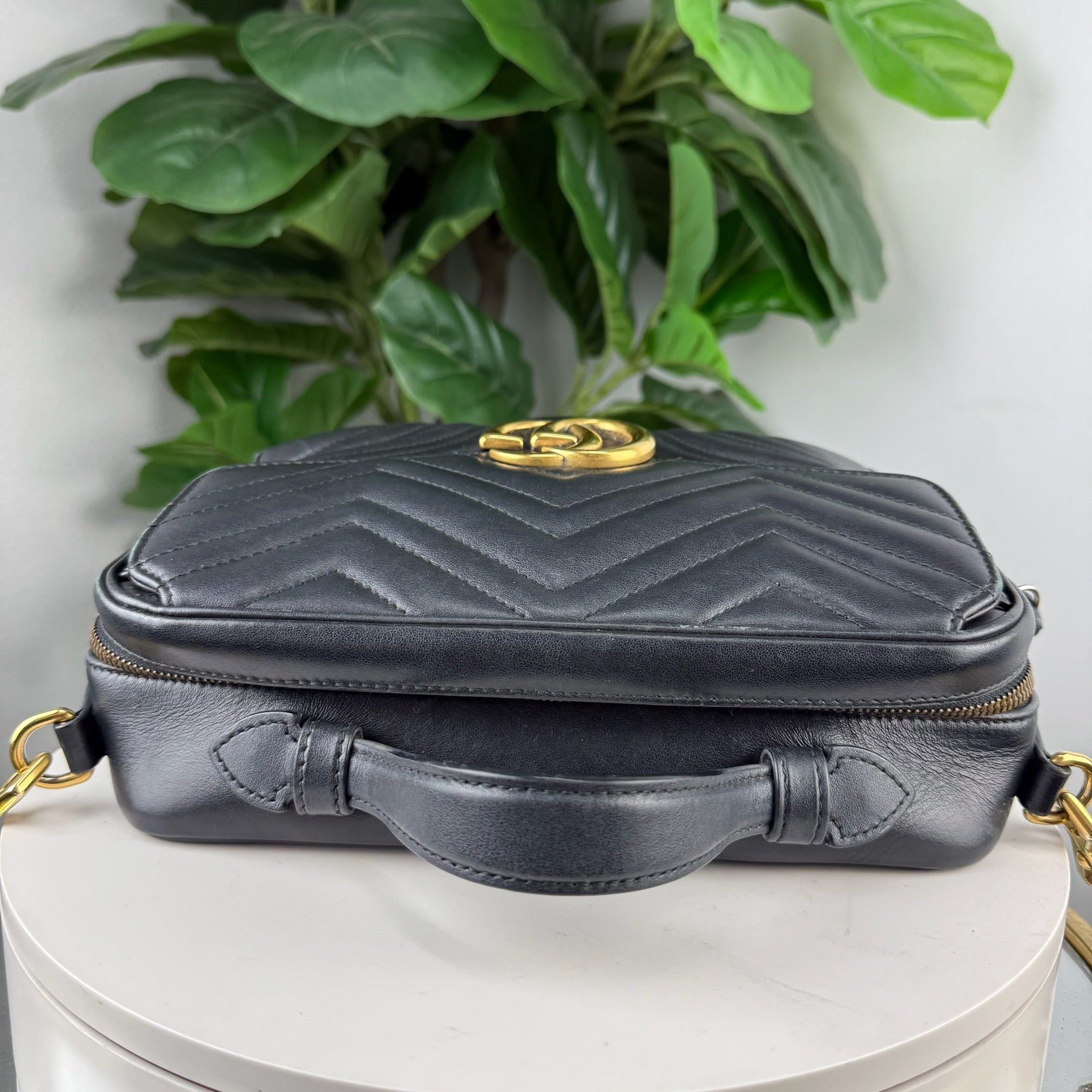 Gucci GG Marmont Matelasse Camera Crossbody Bag