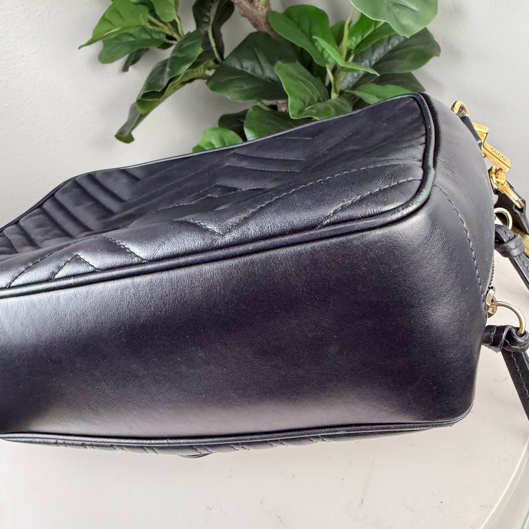Gucci GG Marmont Matelasse Camera Crossbody Bag