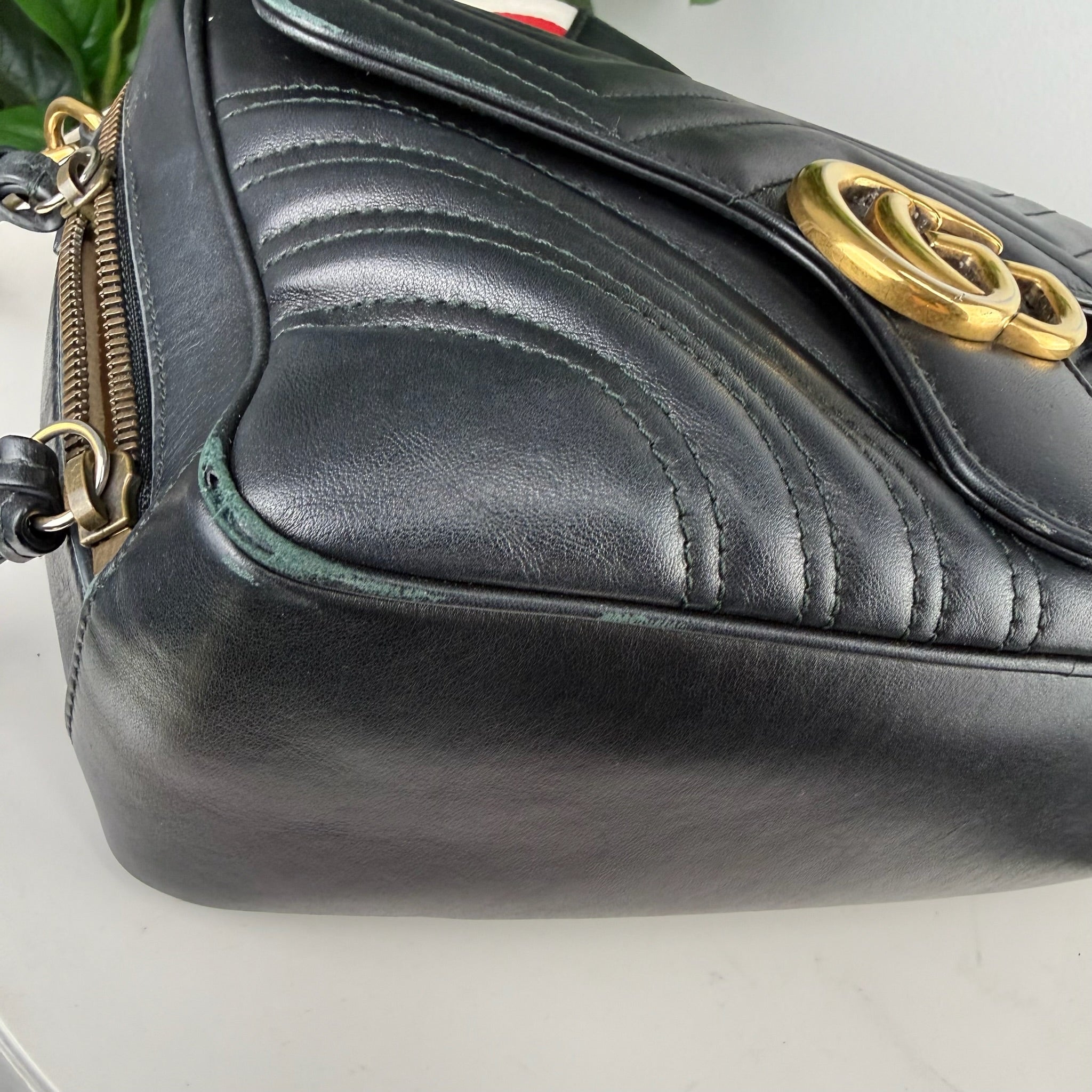 Gucci GG Marmont Matelasse Camera Crossbody Bag