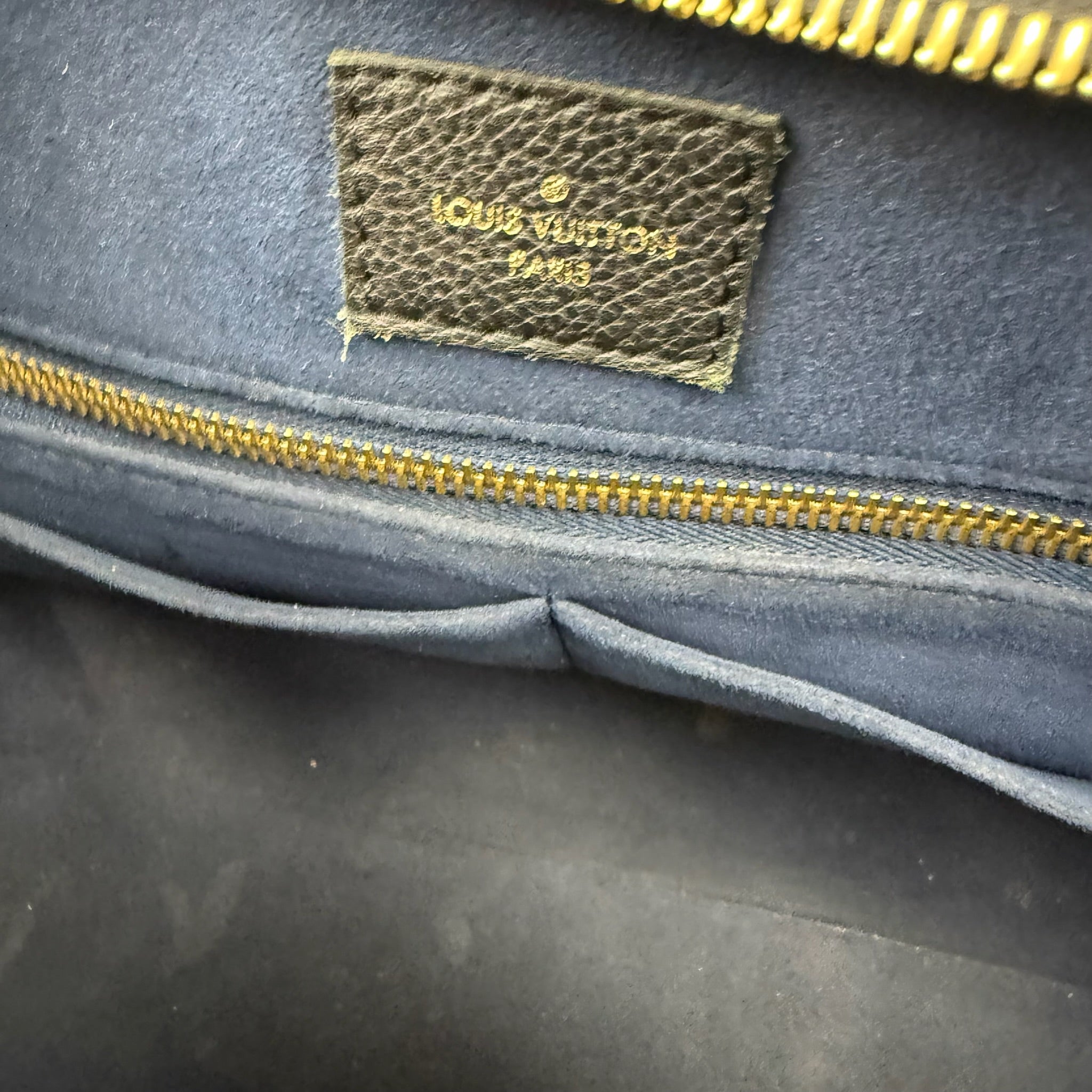 Authentic Louis Vuitton Monogram Empreinte Leather Hobo Bag - Black