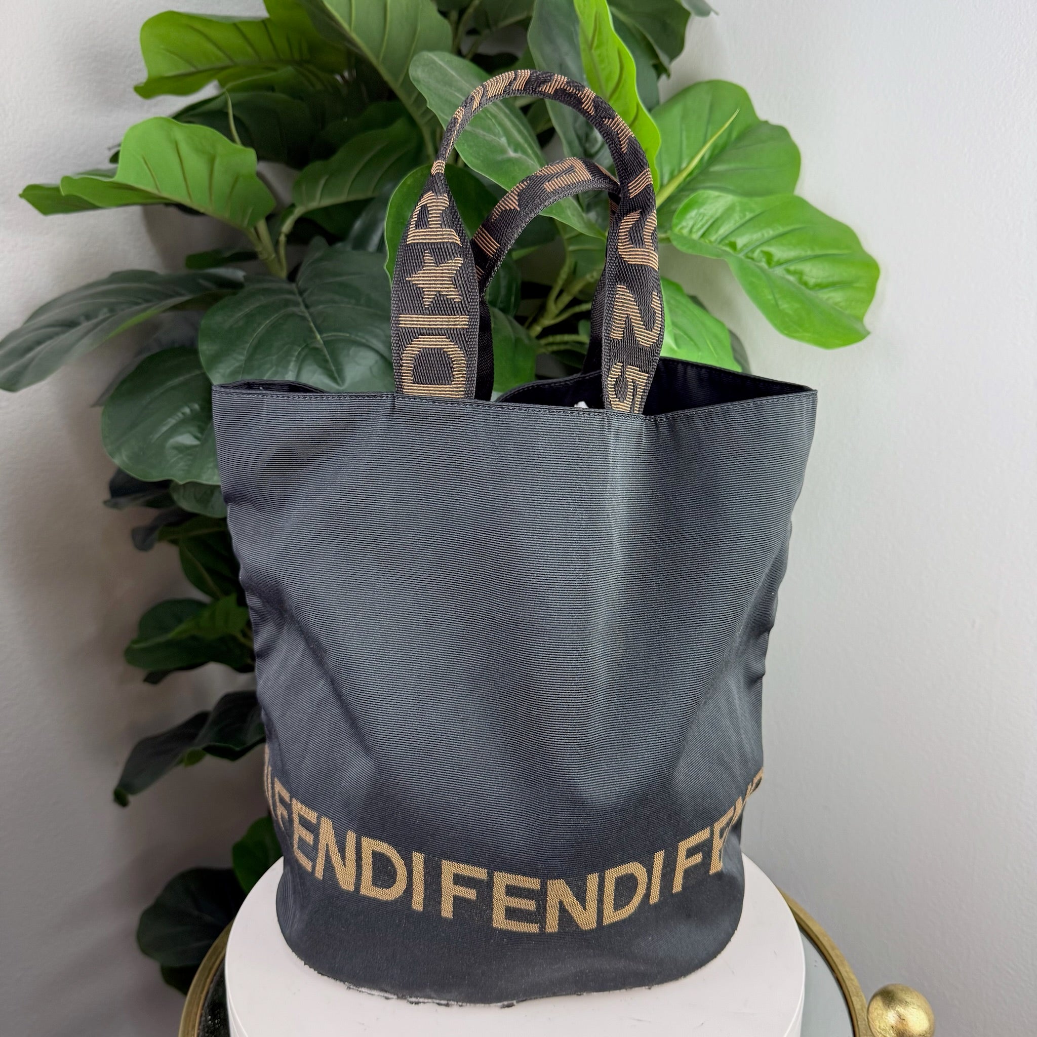 Authentic Fendi, Huge logos Tote bag- Certificate of Authenticity included