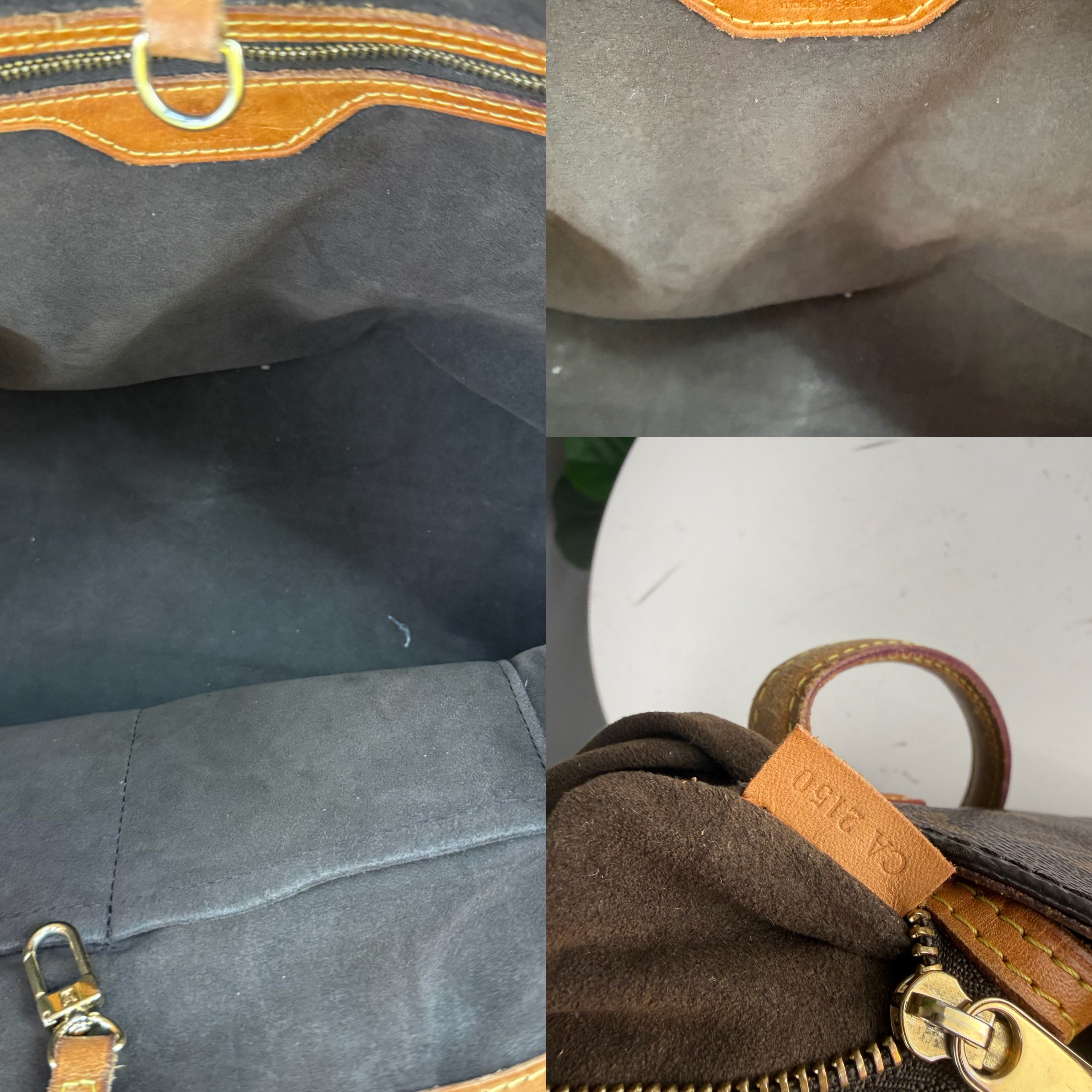 Authentic Louis Vuitton Wilshire Monogram Open Tote Bag
