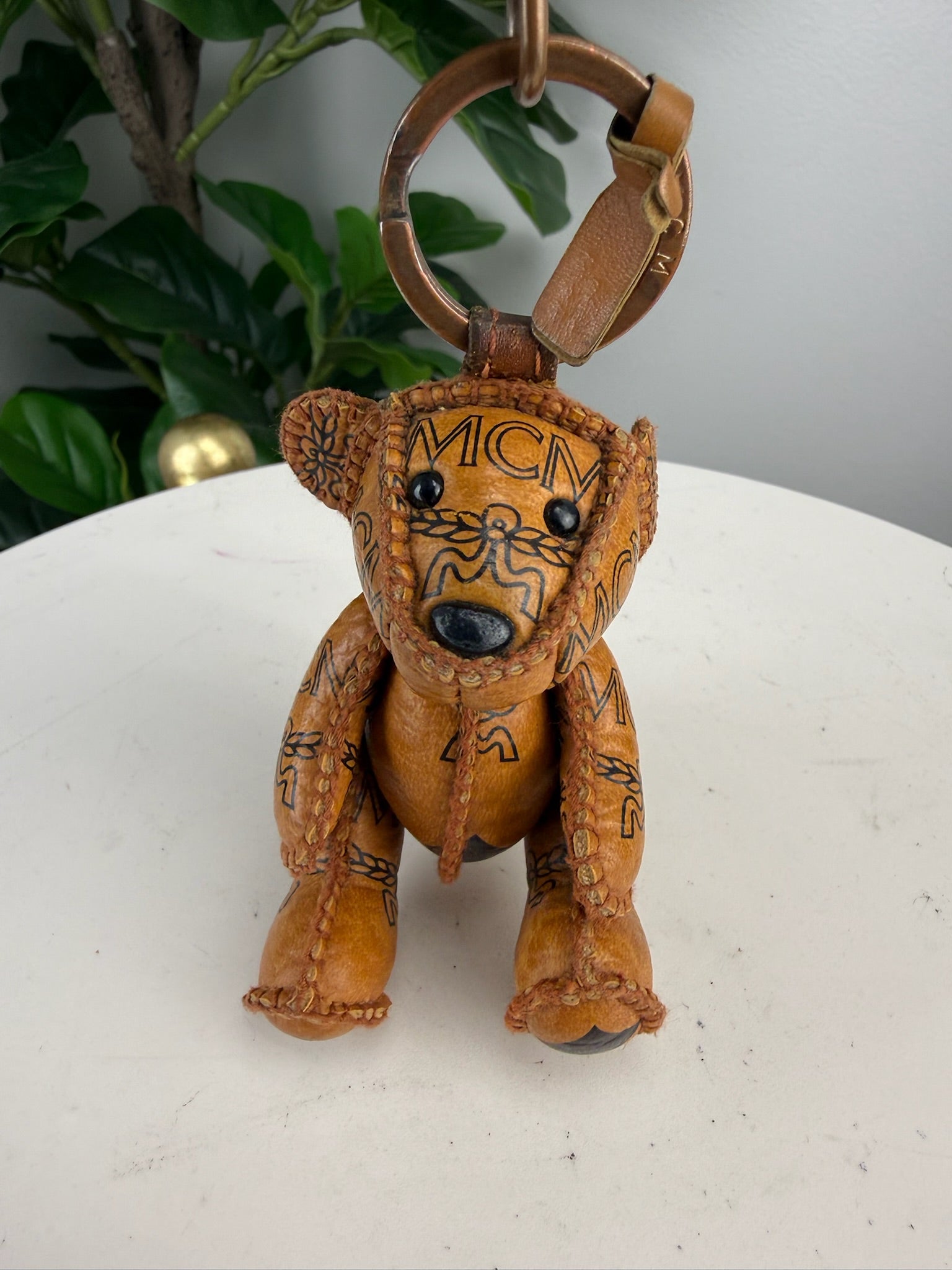 Authentic Mcm Bear Key Ring - Certificate of Authenticity included