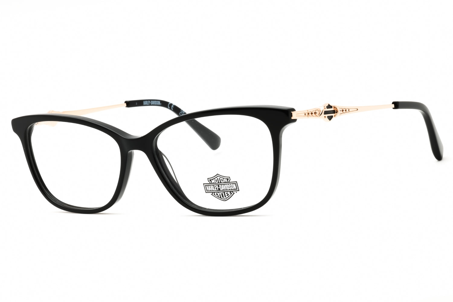 Authentic Harley Davidson HD0564 Shiny Black Ladies Eyeglasses 54-15-140
