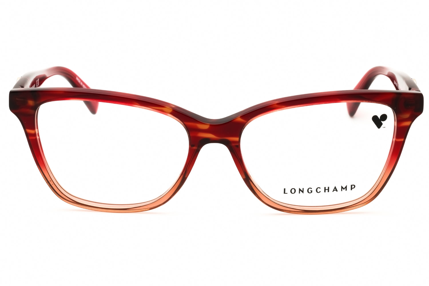 Authentic Longchamp LO2744N Ladies Eyeglasses Textured Red 55-16-140