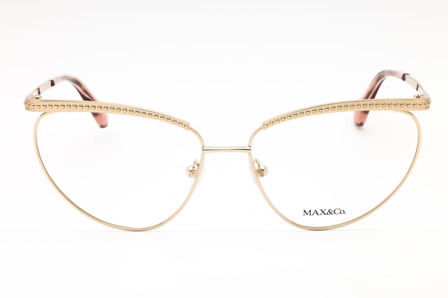 Authentic Max & Co MO5136 Pale Gold Ladies Eyeglasses 55-15-140