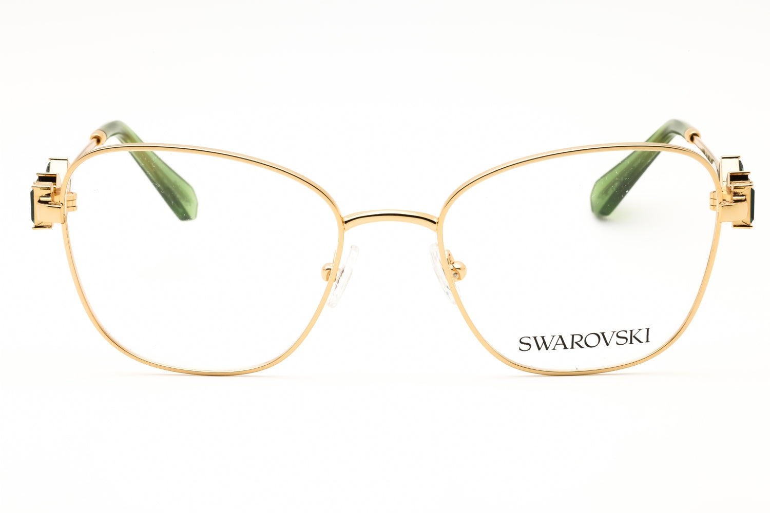 Authentic Swarovski SK1025 Ladies Eyeglasses Gold Green 52-18-140