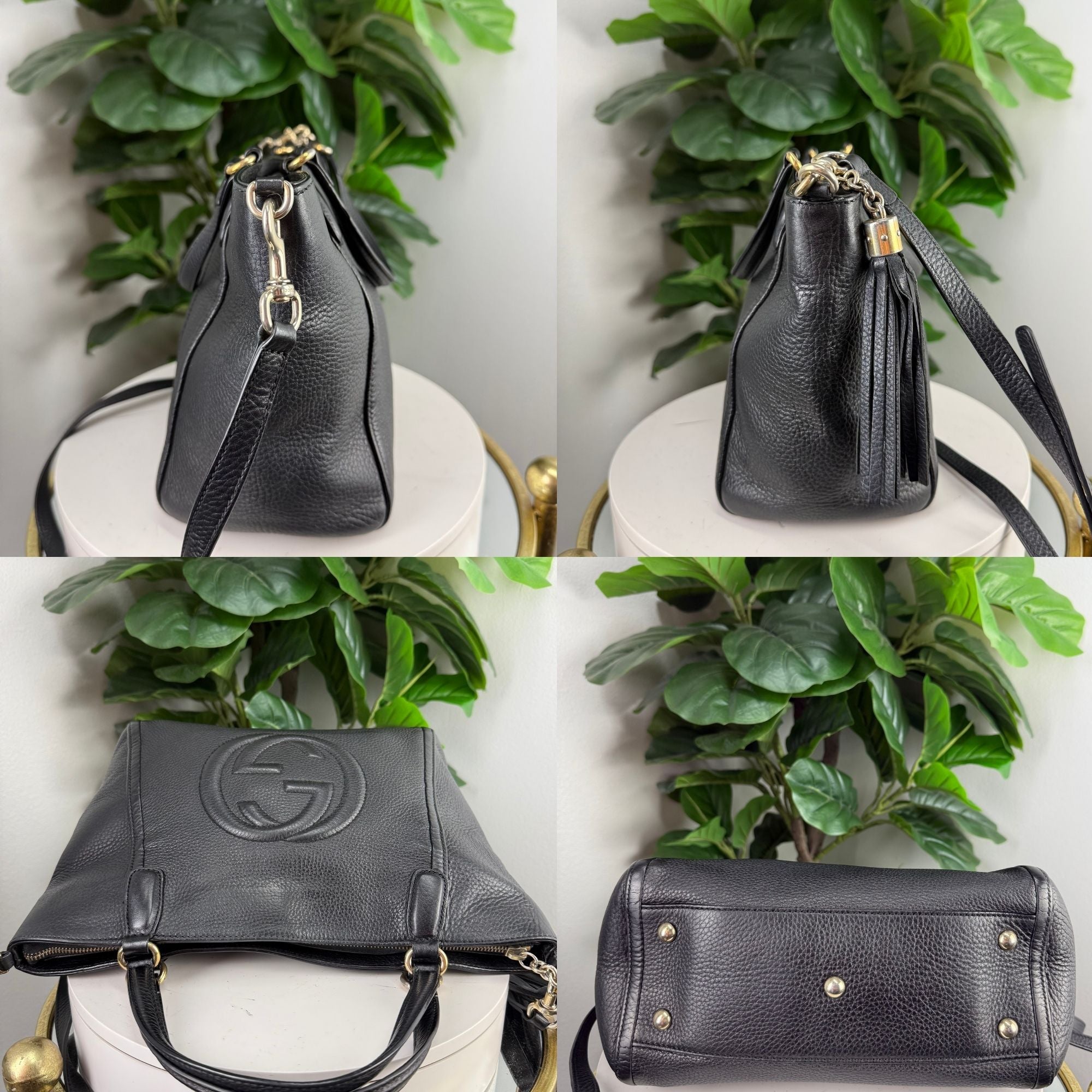 Authentic Gucci Soho Two-Way Tote Bag
