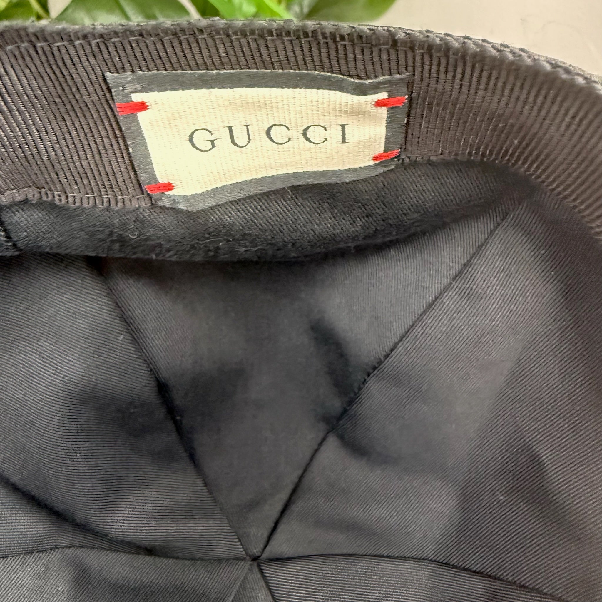 Authentic Gucci GG Canvas Baseball Hat