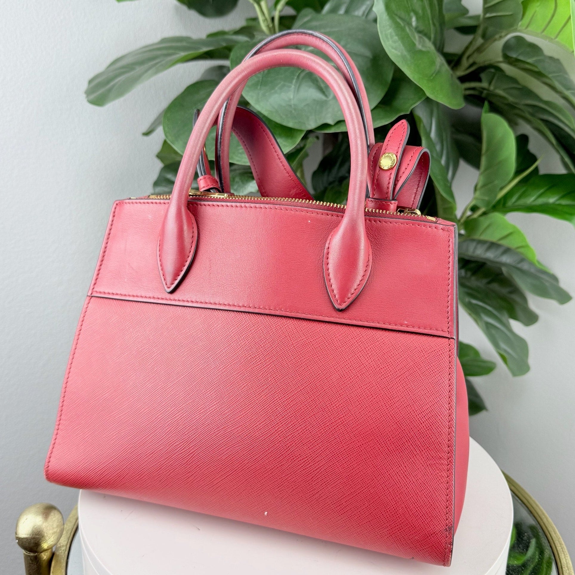Authentic Prada Paradigme Saffiano Shoulder Bag