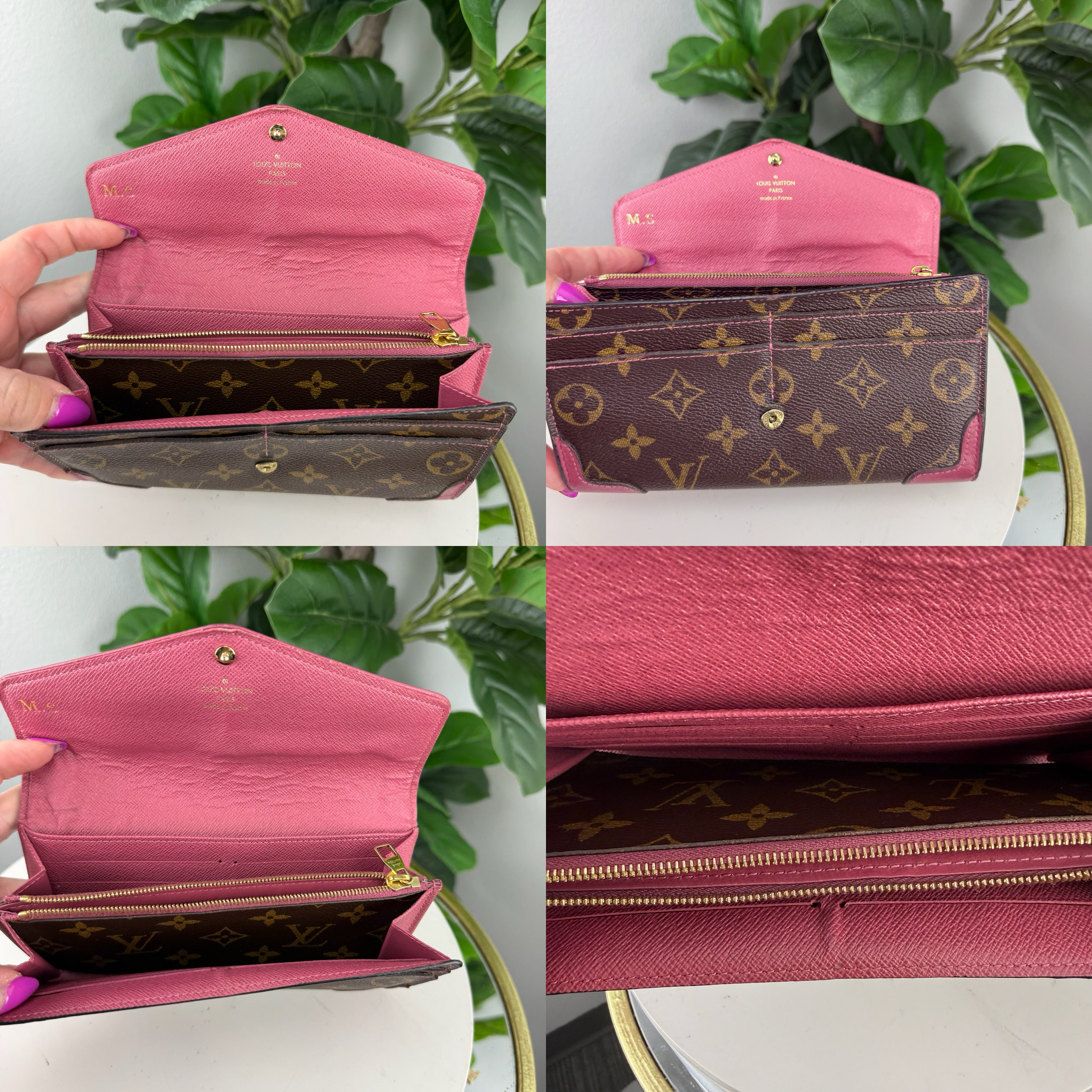 Authentic Louis Vuitton Sarah Retiro Wallet