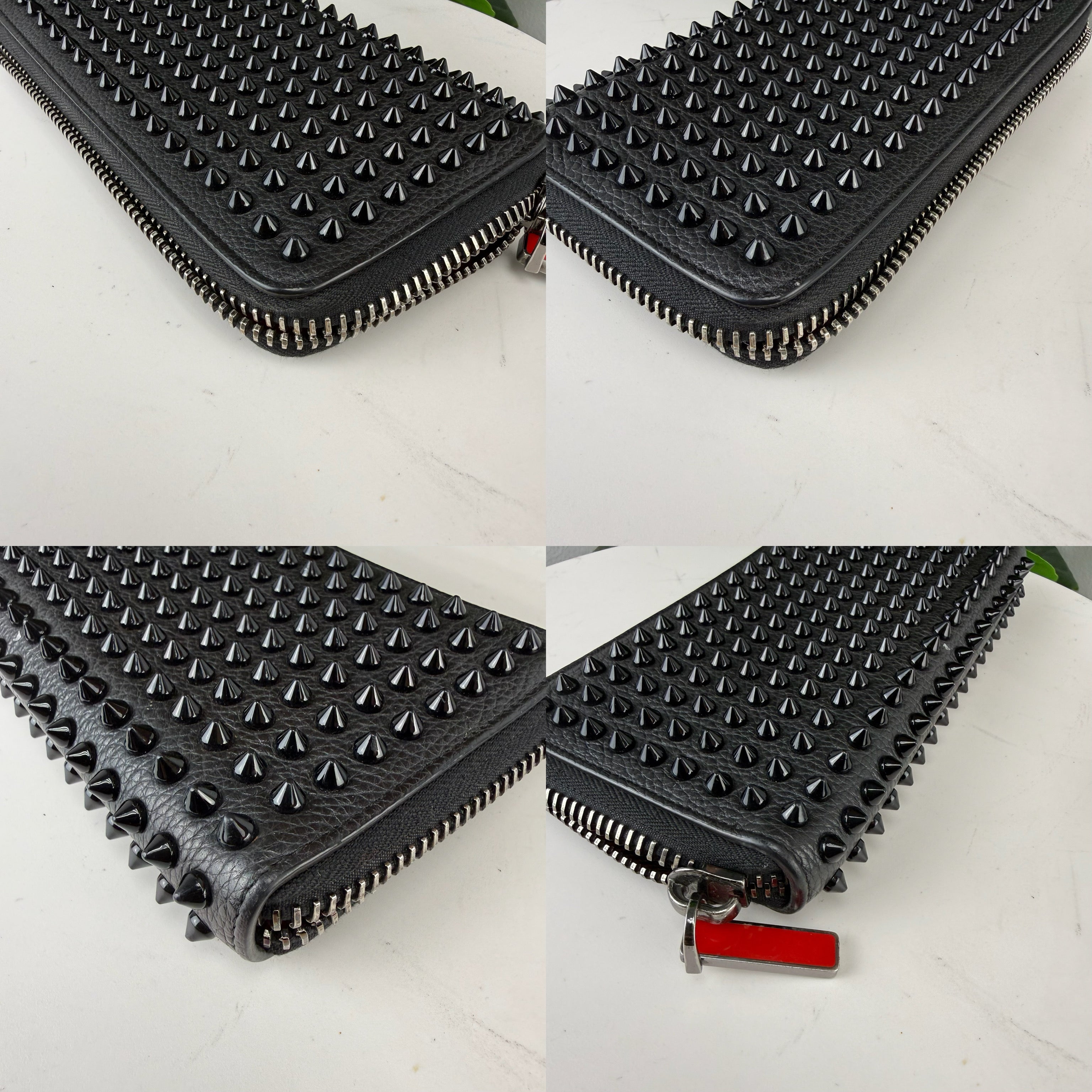 Authentic Christian Louboutin Panettone Wallet Black
