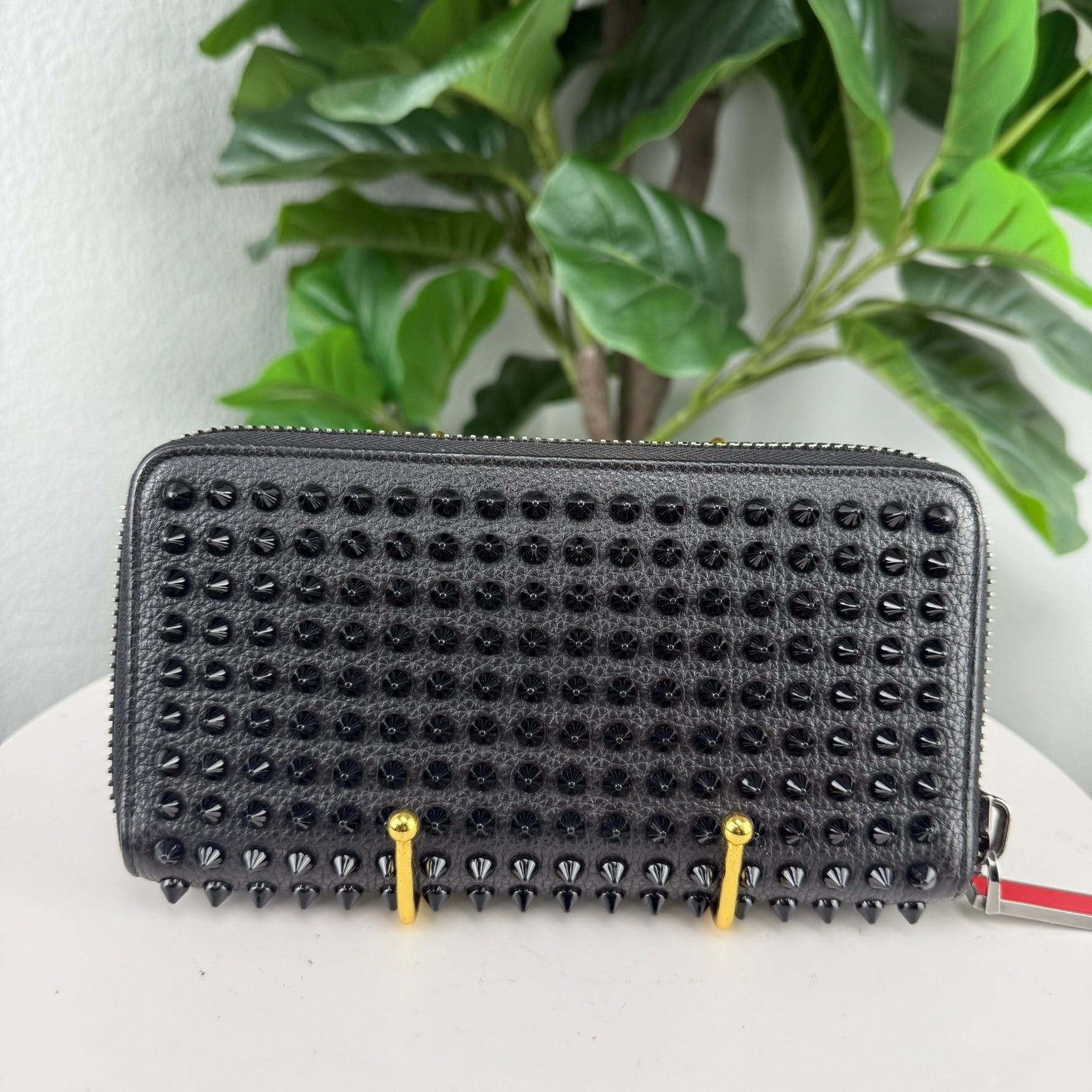 Authentic Christian Louboutin Panettone Wallet Black