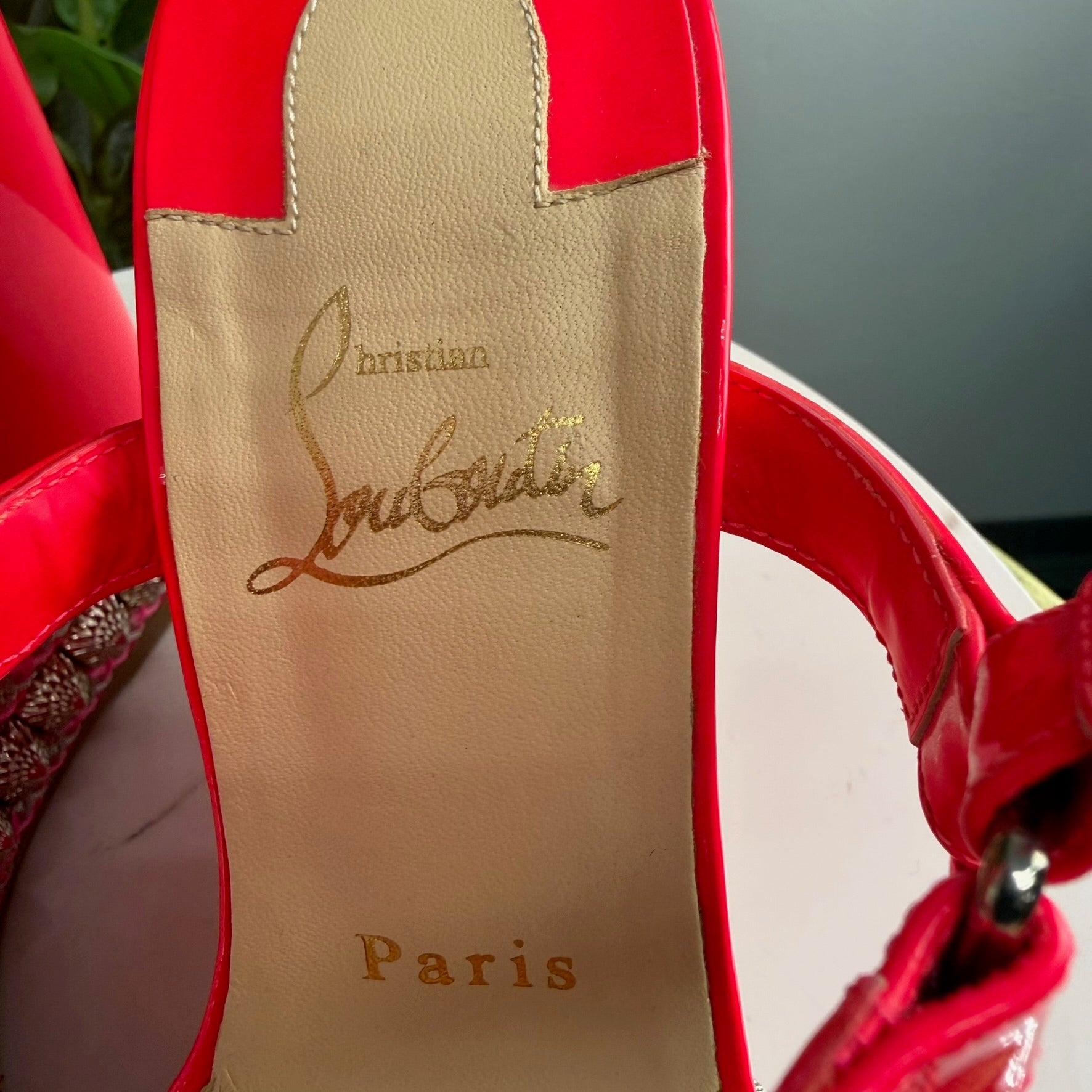 Authentic Christian Louboutin Pyra Ryad Sandals