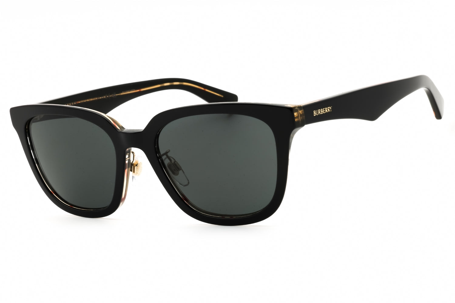 Authentic Burberry BE4446D Ladies Sunglasses Black Dark Grey 57-20-145
