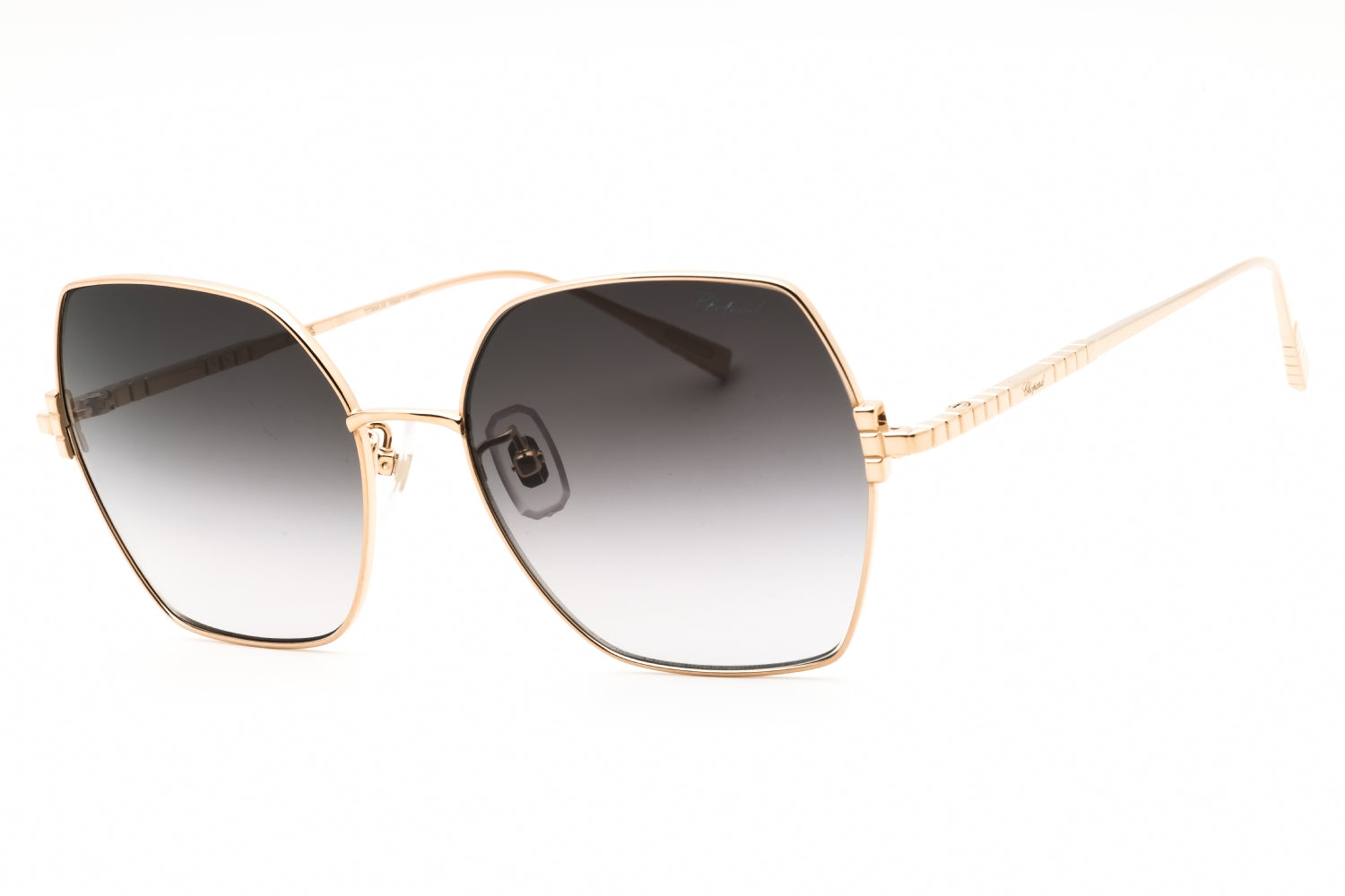 Authentic Chopard SCHL02M Shiny Rose Gold Ladies Sunglasses 57-16-135