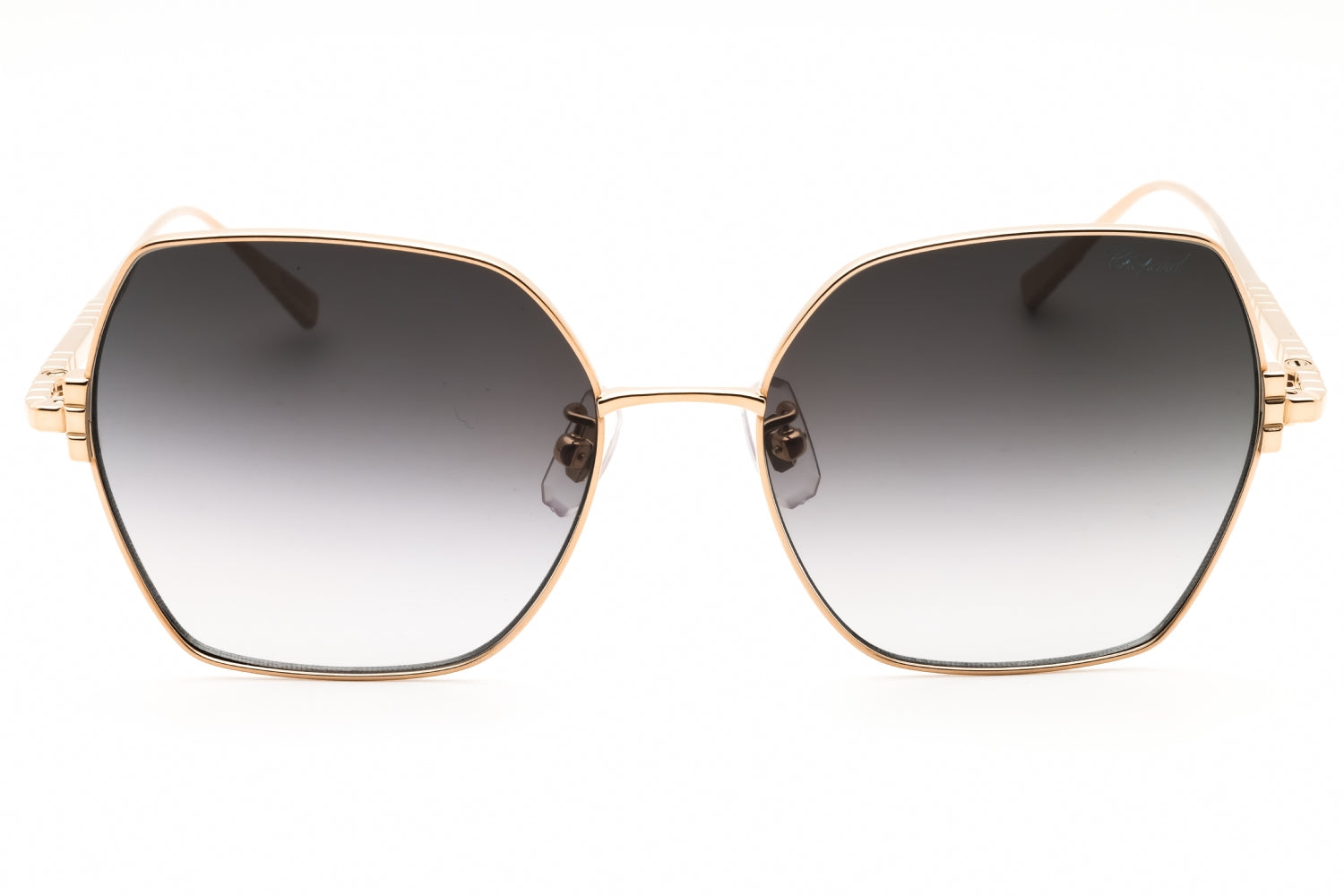 Authentic Chopard SCHL02M Shiny Rose Gold Ladies Sunglasses 57-16-135