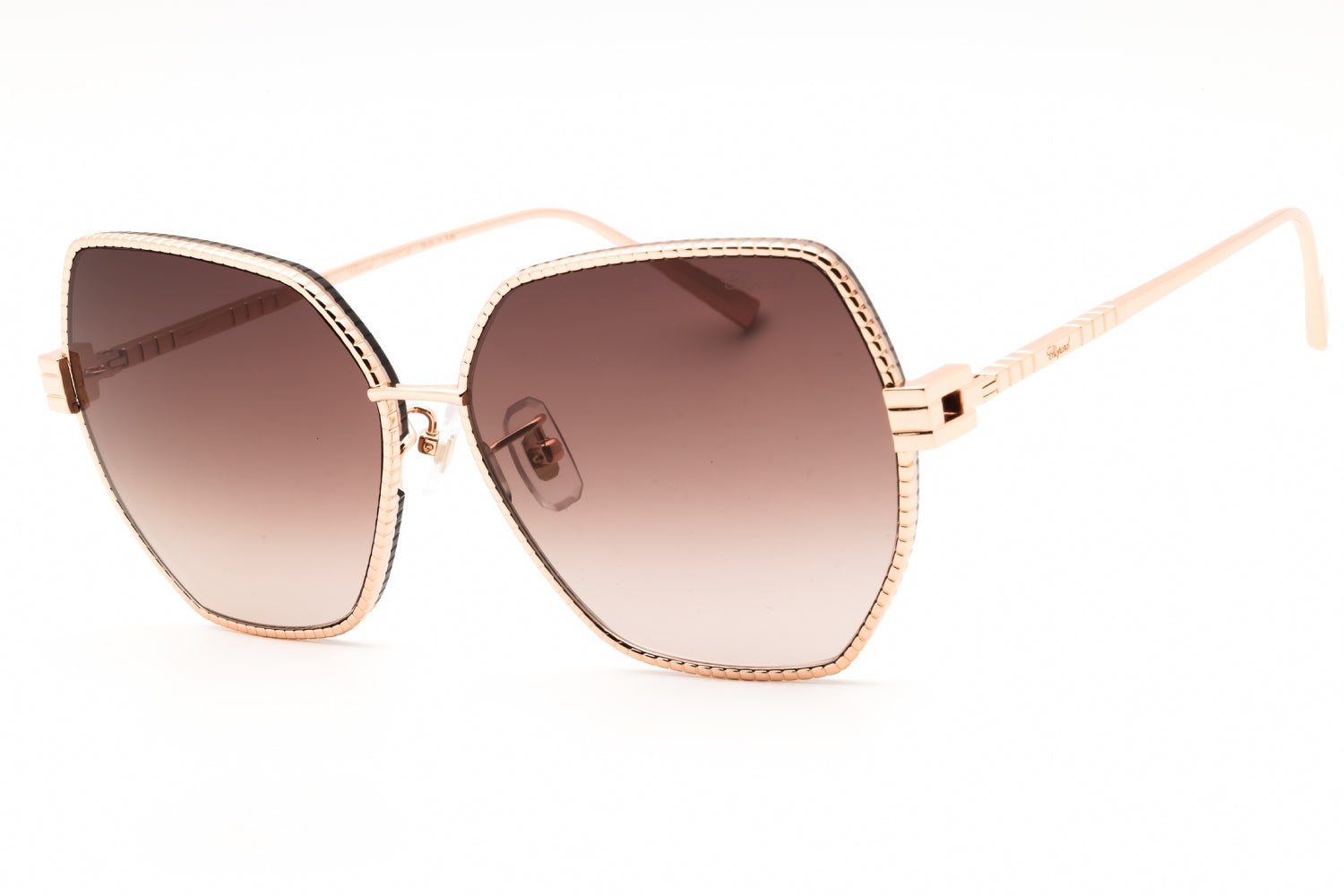 Authentic Chopard SCHL28M Shiny Copper Gold Ladies Sunglasses 59-15-135