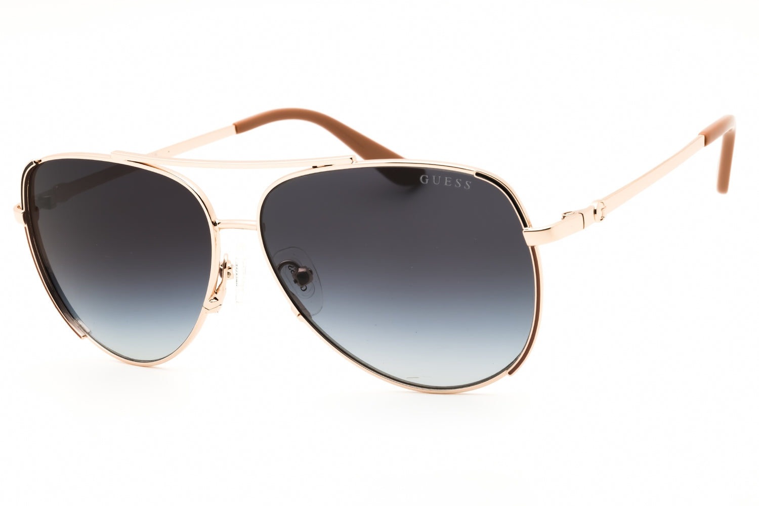 Authentic Guess GU00193 Ladies Sunglasses Gold Gradient Smoke 58-12-140