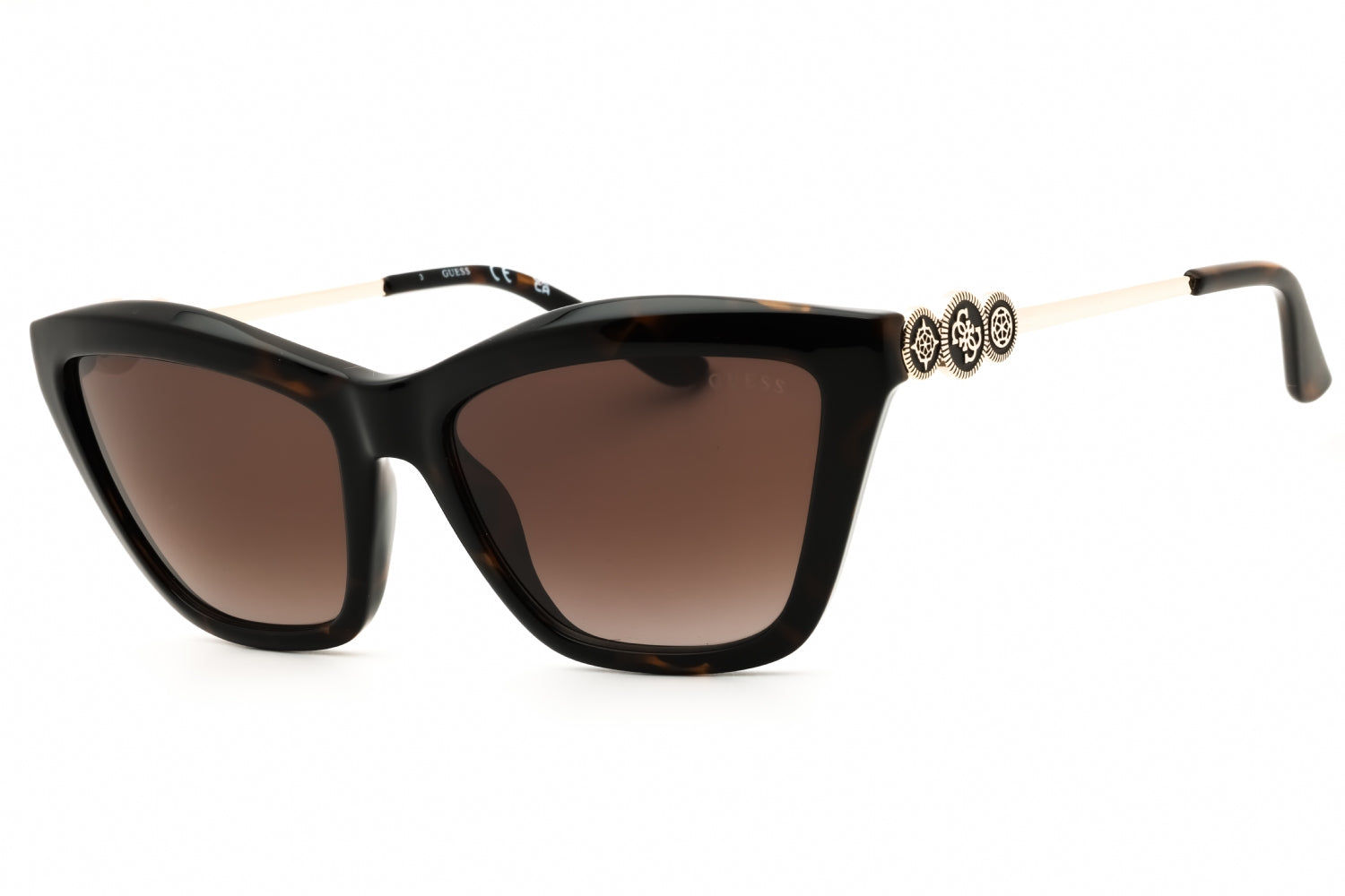 Authentic Guess GU00199 Ladies Sunglasses Dark Havana Gradient Brown 56-17-140