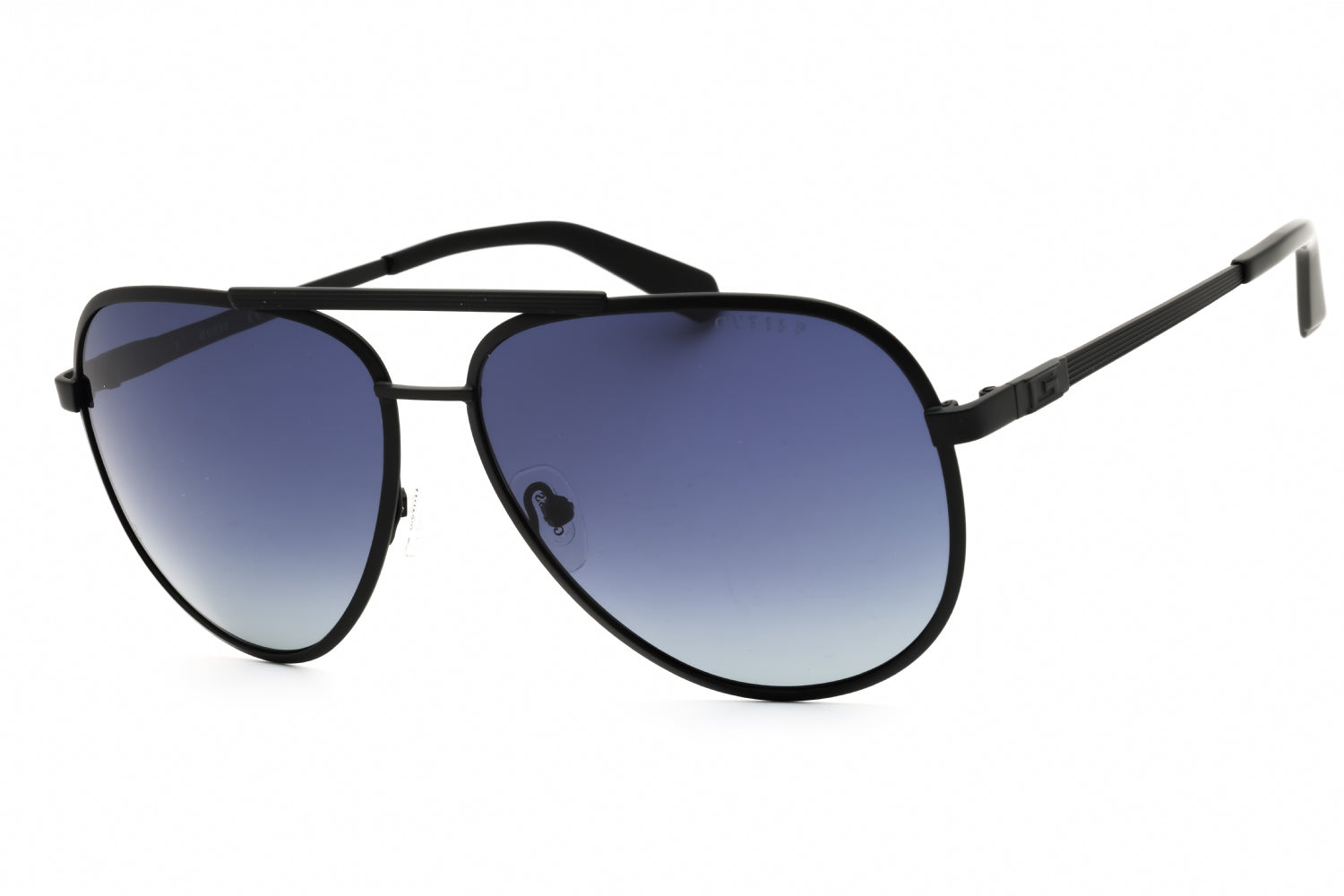 Authentic Guess GU00209 Men's Sunglasses Matte Black Smoke Polarized 61-14-145