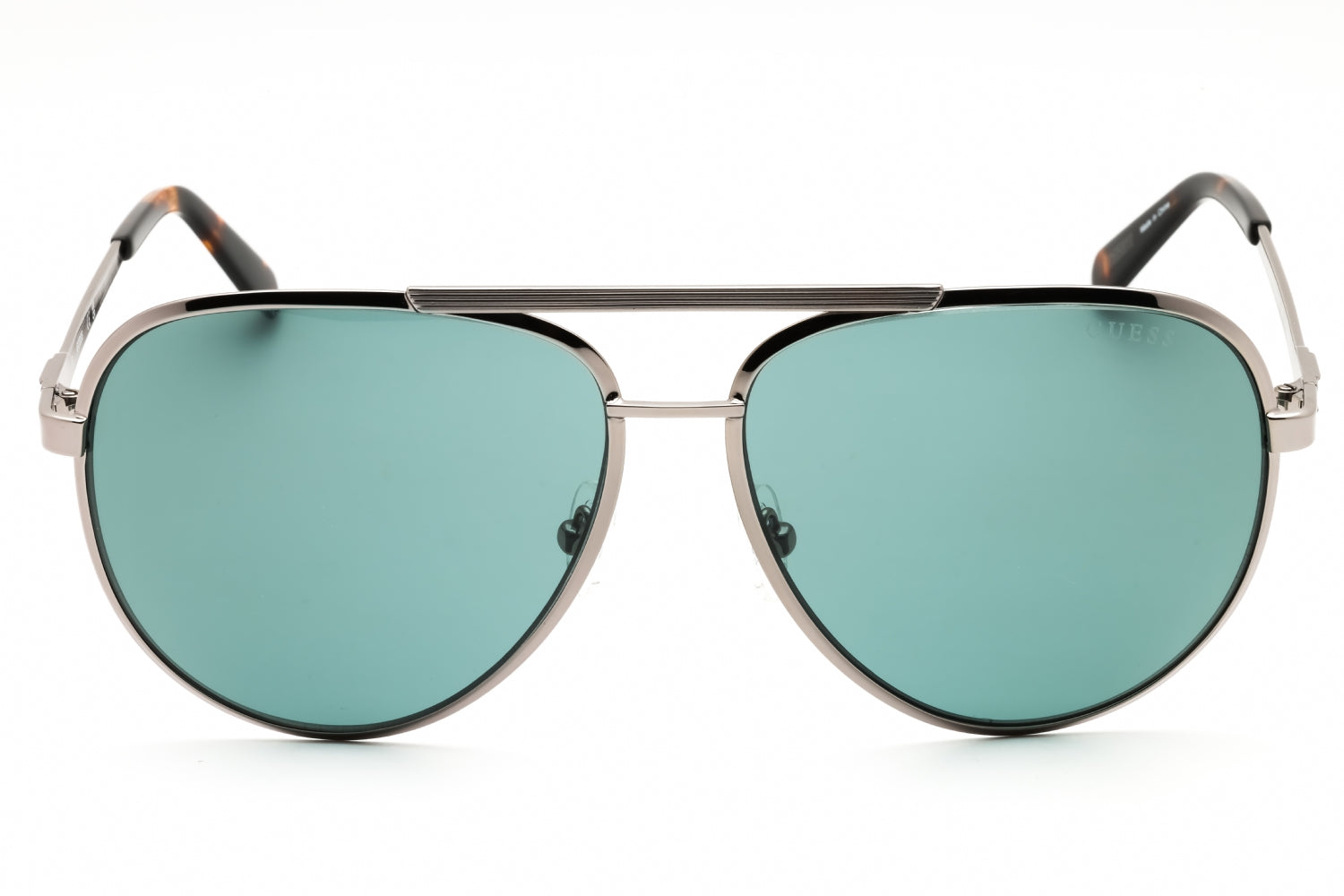 Authentic Guess GU00209 Men's Sunglasses Shiny Gunmetal Blue 61-14-145