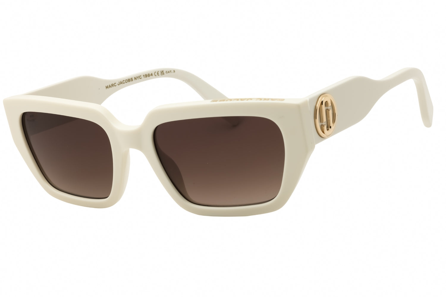 Authentic Marc Jacobs MARC 809/S Ladies Sunglasses Ivory Brown Gradient 54-19-140