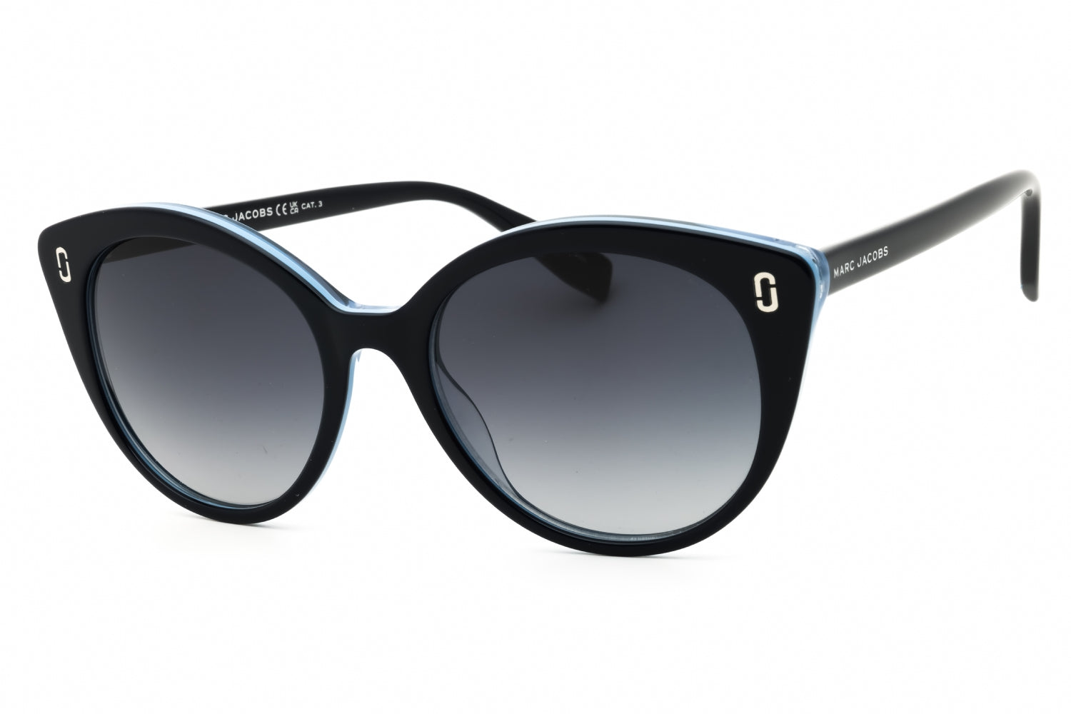 Authentic Marc Jacobs MJ 1120/S Runway Ladies Sunglasses Blue Dark Grey Gradient 53-18-140