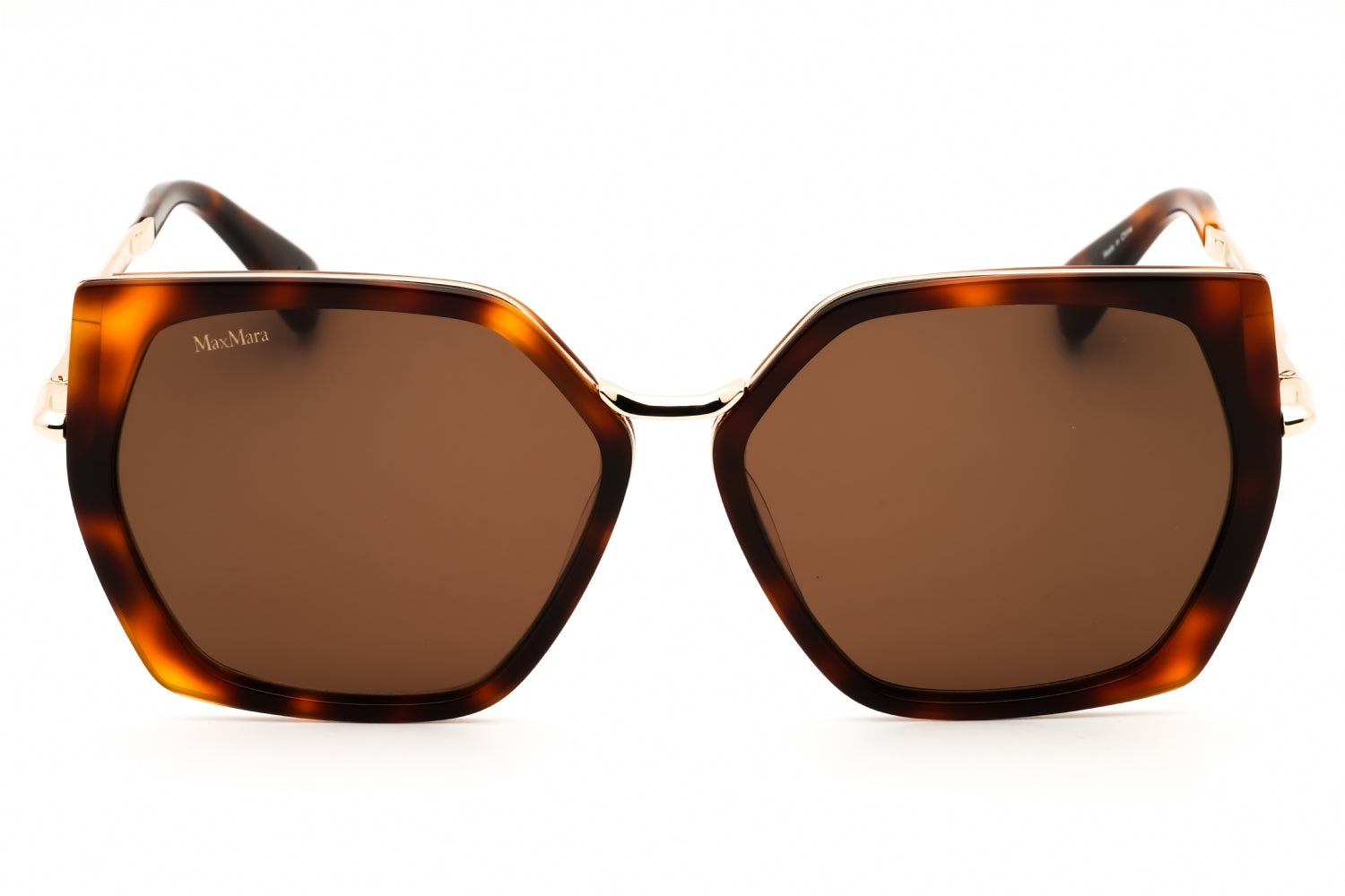 Authentic Max Mara MM0136 Miller-5 Ladies Sunglasses Dark Havana Brown 56-14-140