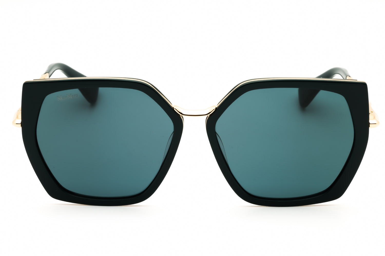 Authentic Max Mara MM0136 Miller-5 Ladies Sunglasses Shiny Dark Green 56-14-140