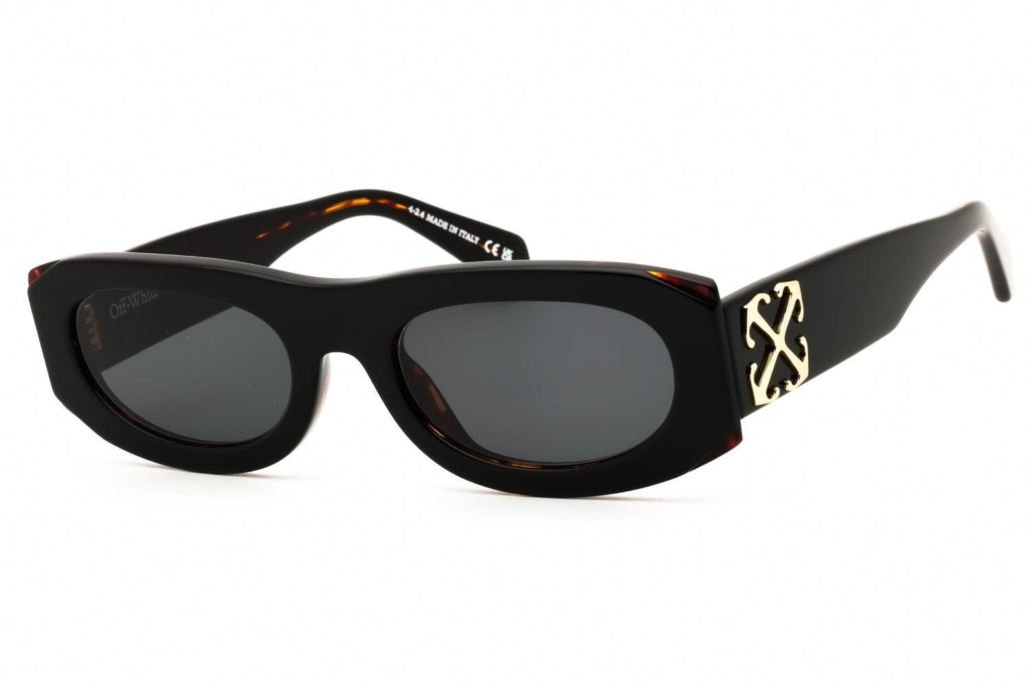 Authentic Off-White ORLANDO13O Black Unisex Sunglasses 54-21-145