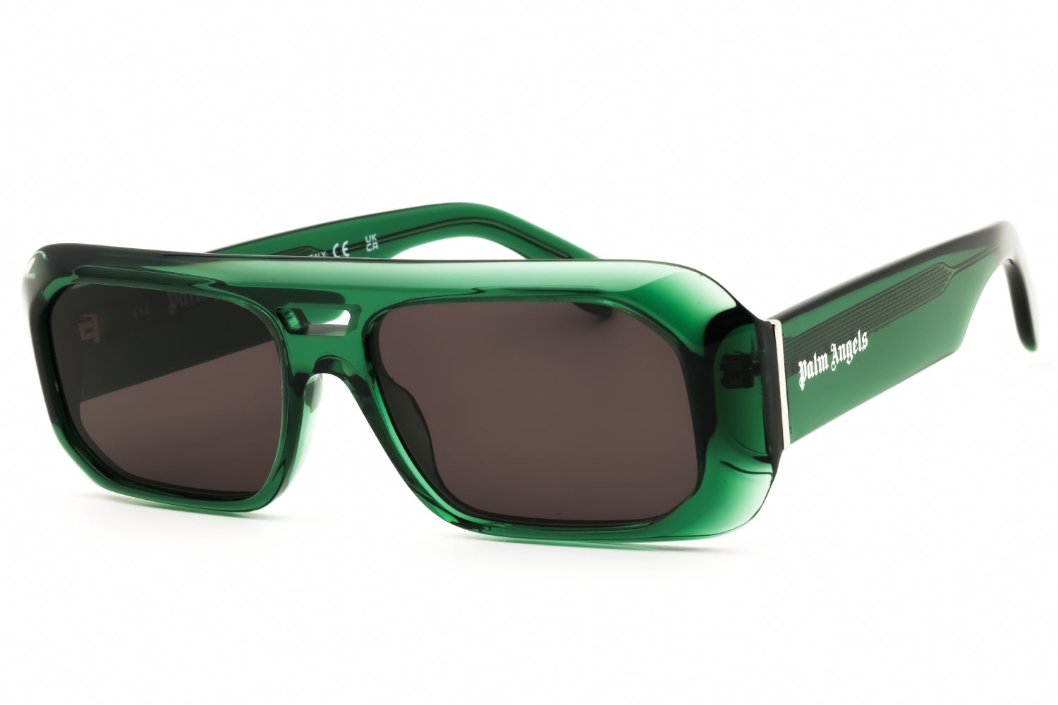 Authentic Palm Angels WILLOW Green Dark Grey Unisex Sunglasses 57-16-145