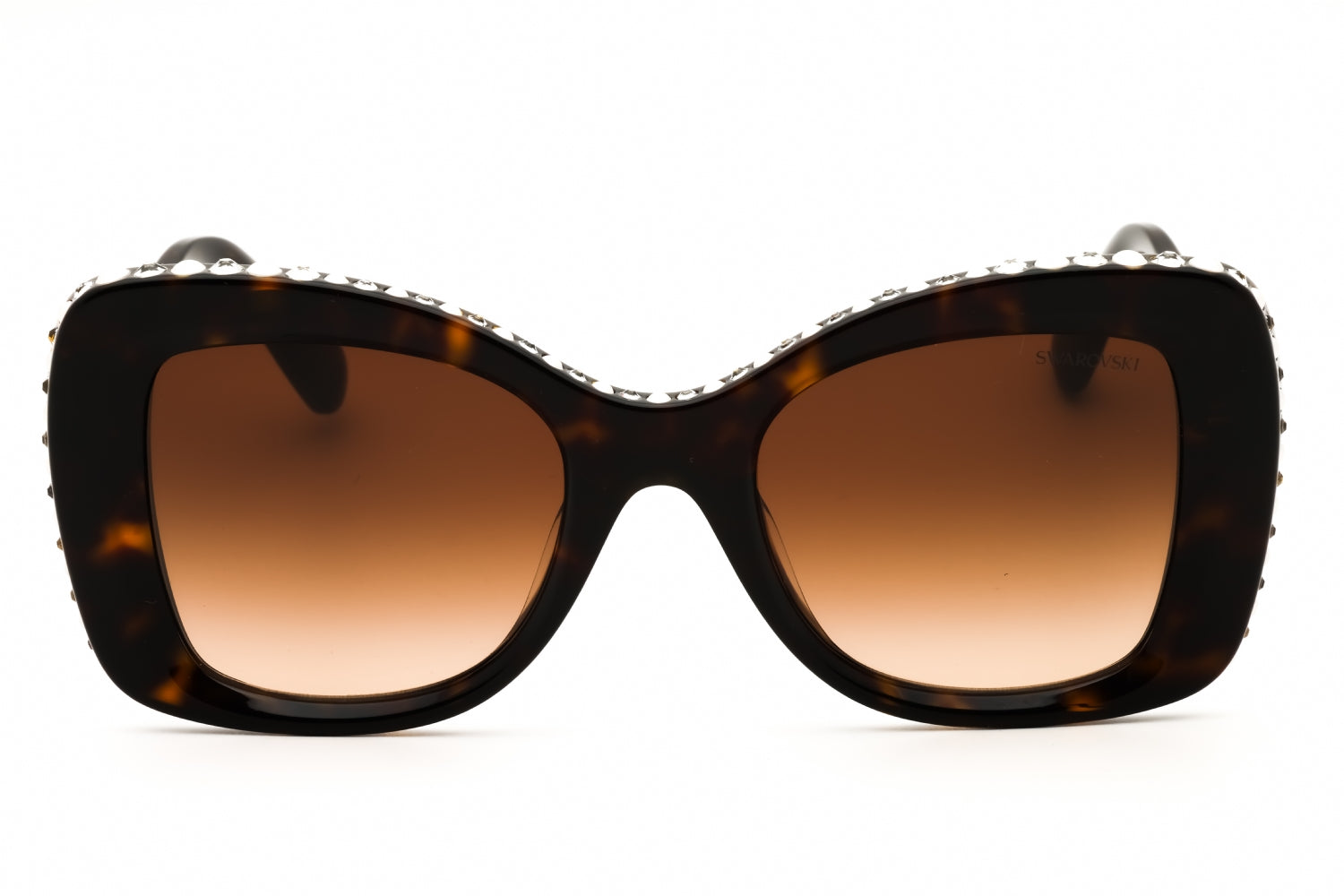 Authentic Swarovski SK6062U Ladies Sunglasses Havana Gradient Brown 51-21-145