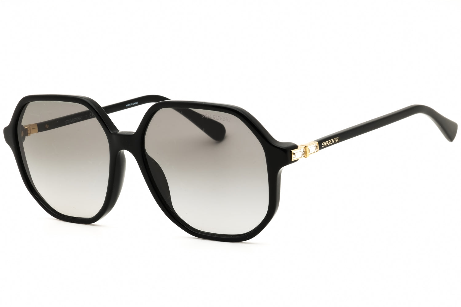 Authentic Swarovski SK6003 Ladies Sunglasses Black 57-16-140