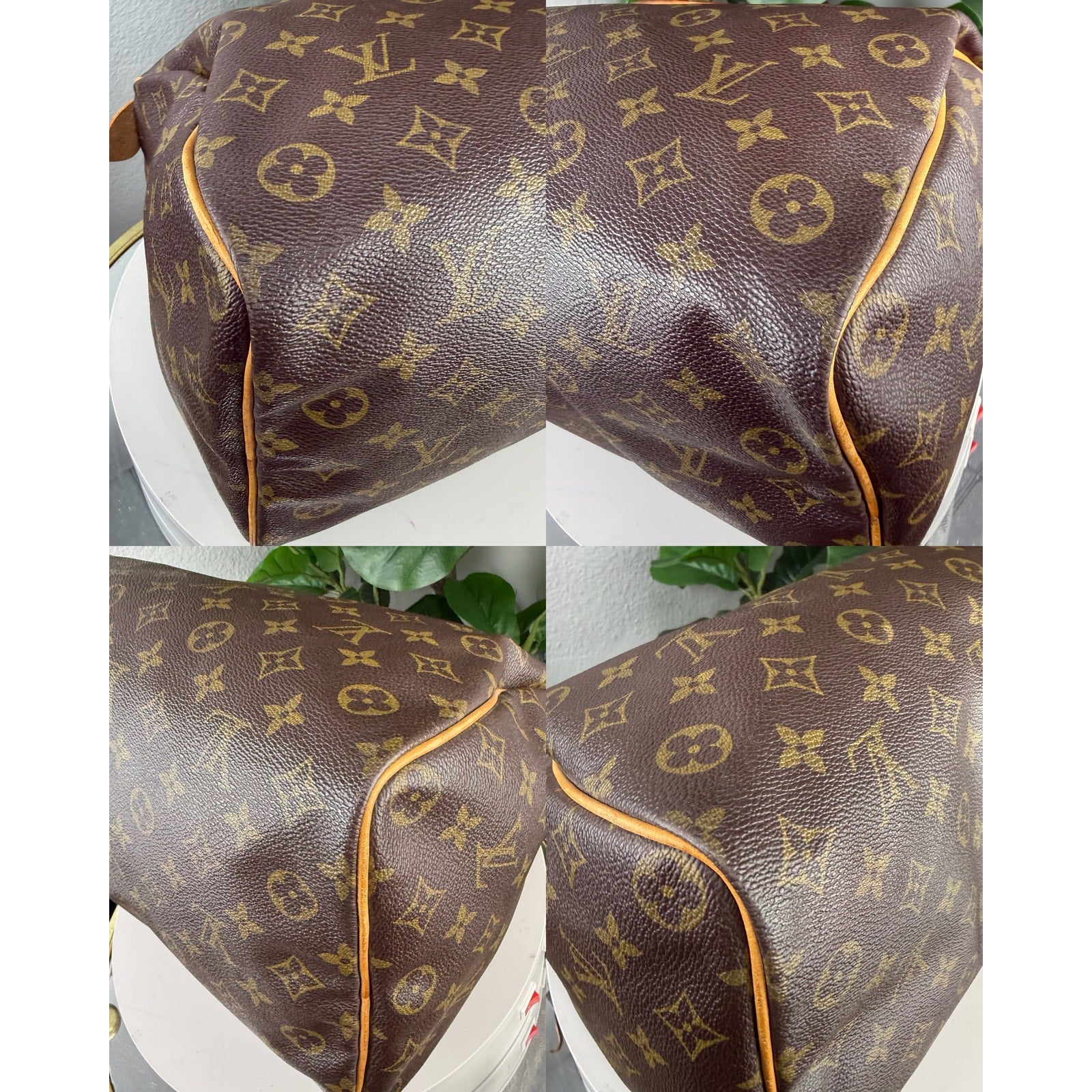 Louis Vuitton Monogram Canvas Speedy 35 Bag