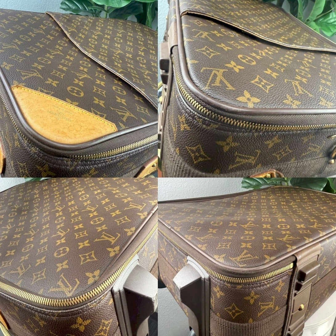 Authentic Louis Vuitton Monogram Pegase Rolling Luggage