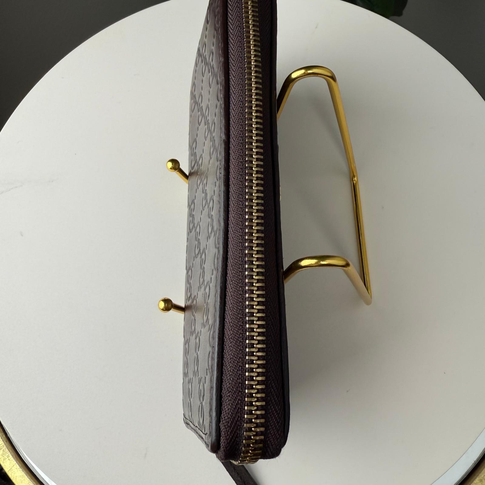 💎Authentic Gucci Guccissima Leather Mayfair Bow Continental Flap Wallet