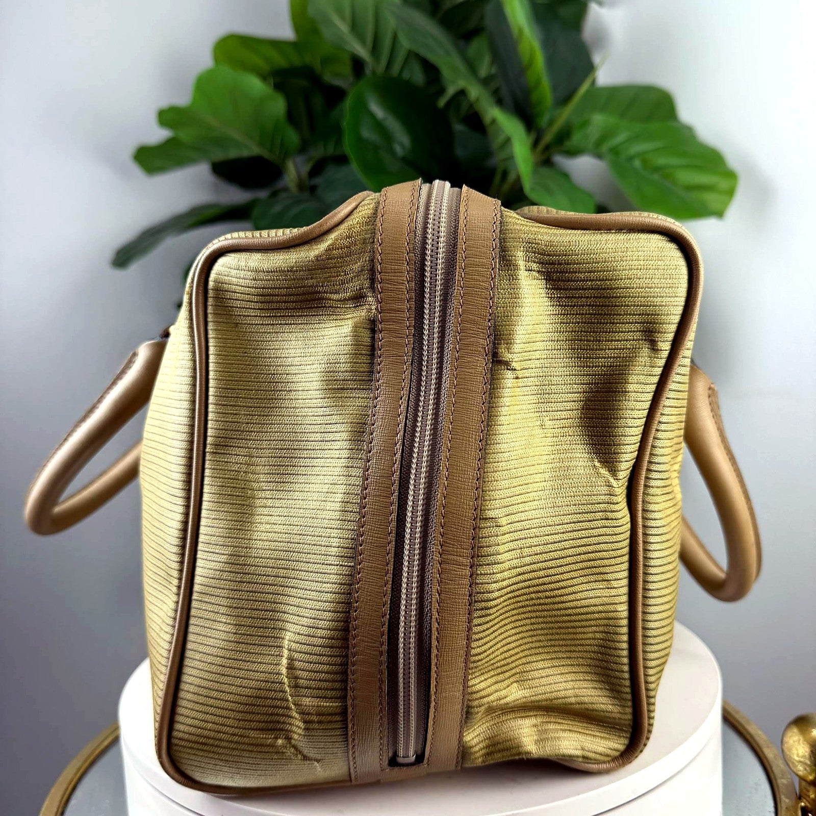 Authentic YSL Boston Bag back