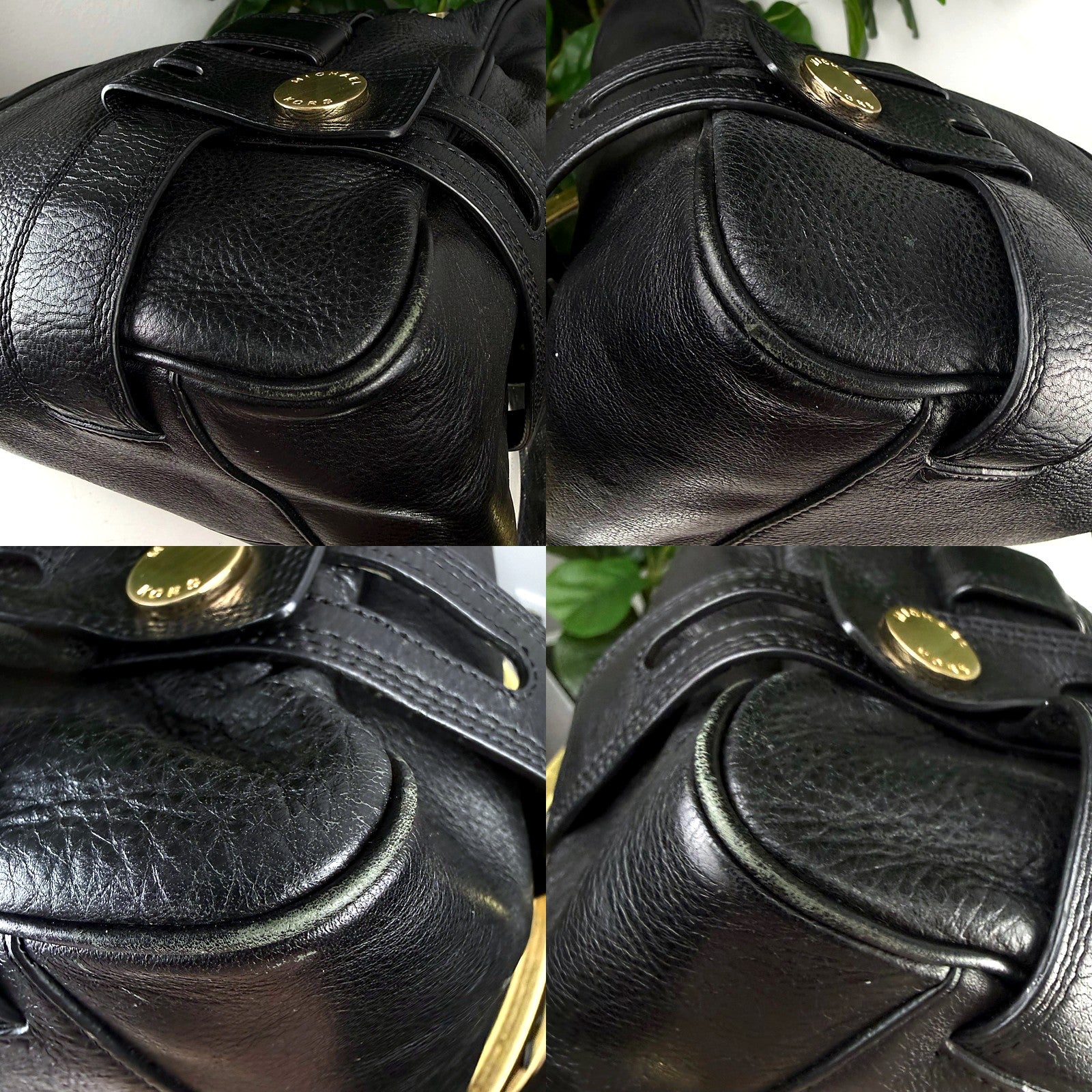 Authentic Michael Kors Satchel detail grid 2