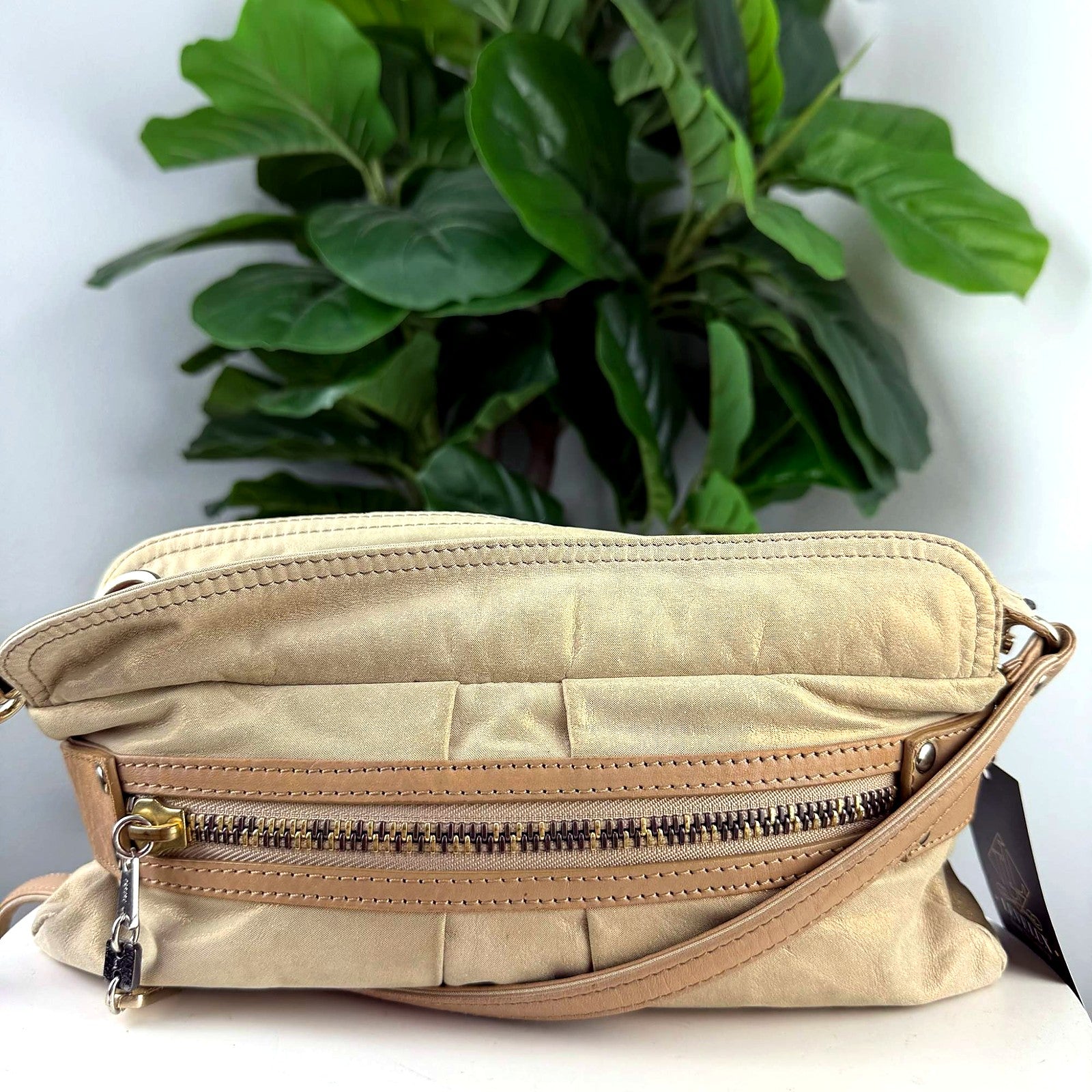 Authentic See by Chloe Gold Hobo front